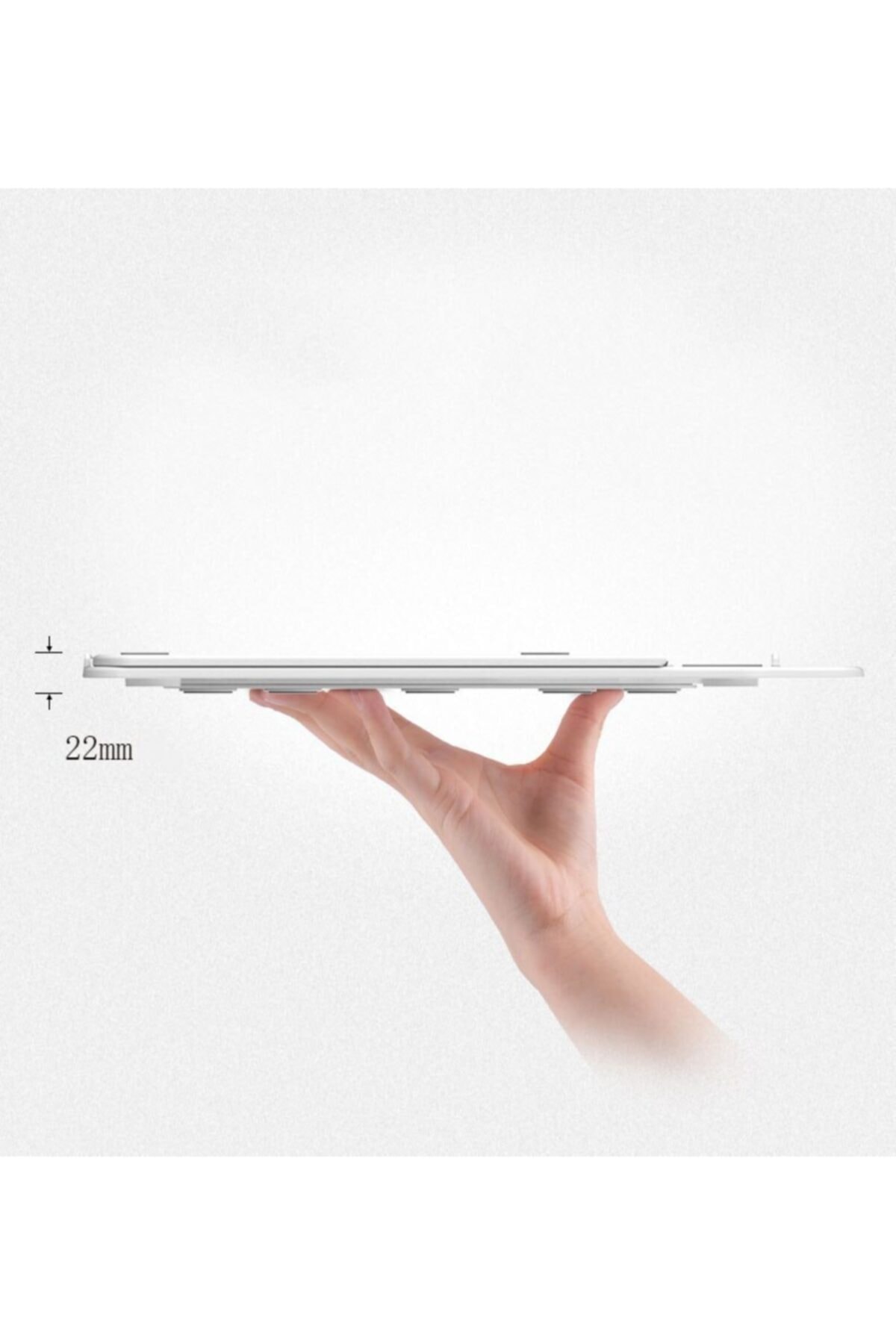 Ally Yükseklik Ayarlı Dizüstü Laptop-tablet Standı Telefon Tutucu Beyaz 8
