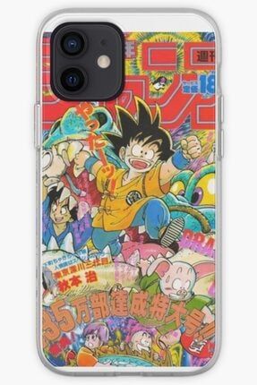 Iphone 12 Telefon Kılıfı Silikon Shonen Jump Manga Dragon Ball Z IPH12100013158