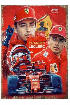 Formula 1 Pilotu Mdf Poster dikey-32554-50-70