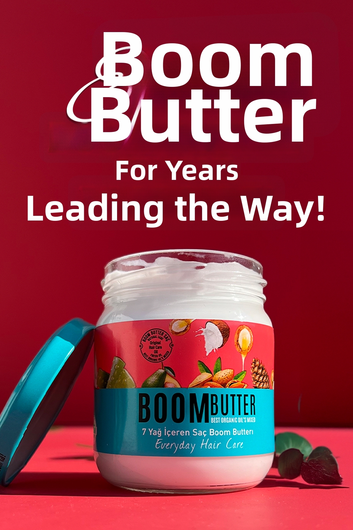 BOOM BUTTER Nourishing and Moisturizing Hair Care Oil Containing 7 Oils 190 ml