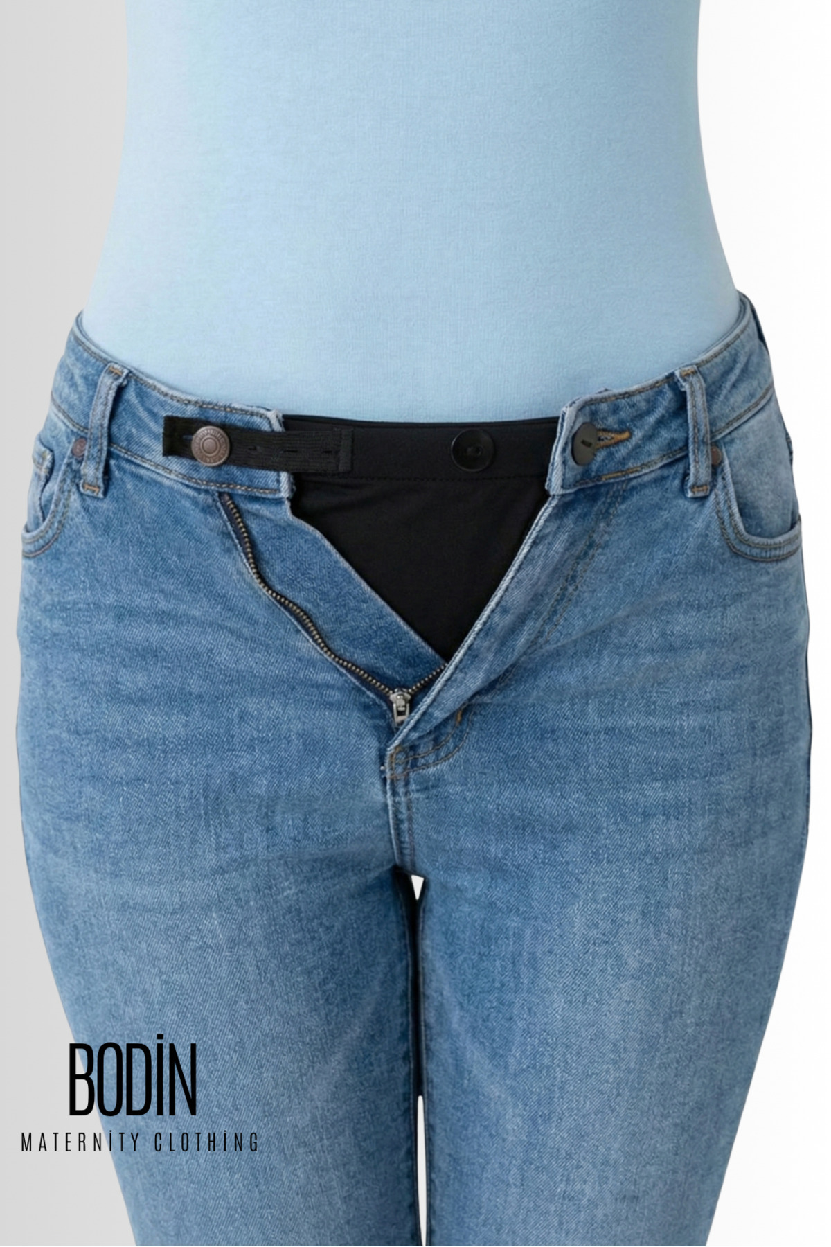 bodin Hamile Pantolon Bel Genişletici-kadın Pantolon Genişletici Sağ Düğme Uyumlu