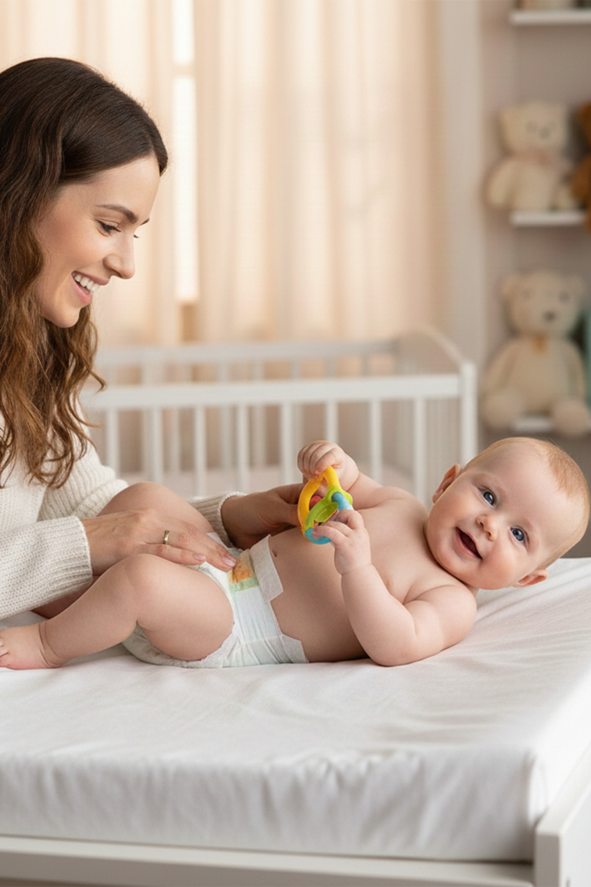HRN Textile Sıvı Geçirmez Yıkanabilir Bebek Alt Değiştirme Pedi fotoğrafı 2 (önizleme)