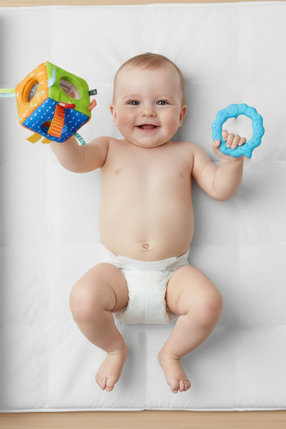 HRN Textile Sıvı Geçirmez Yıkanabilir Bebek Alt Değiştirme Pedi fotoğrafı 7 (önizleme)