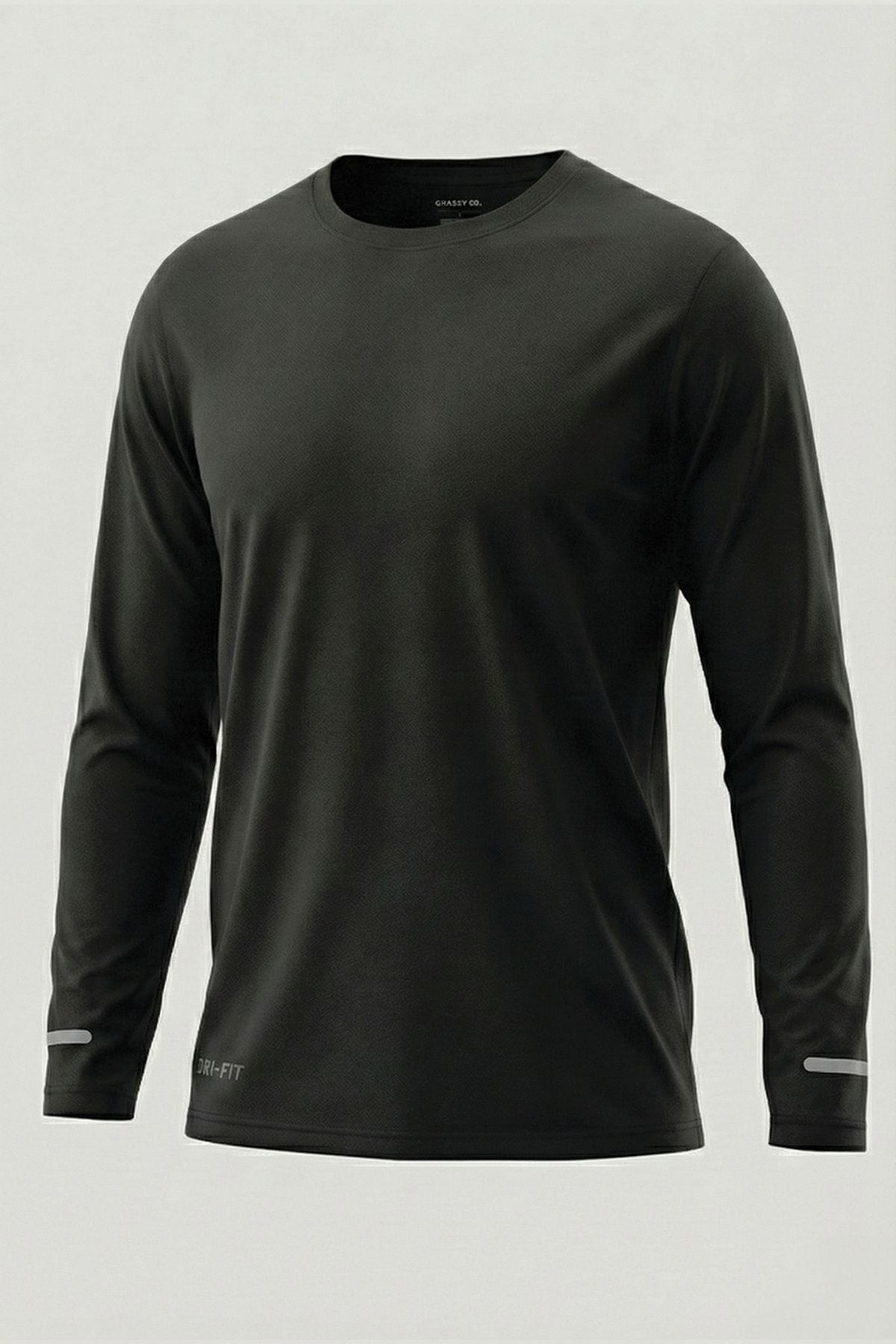 GHASSY CO Erkek Nem Emici Performans Uzun Kollu Egzersiz Tshirt