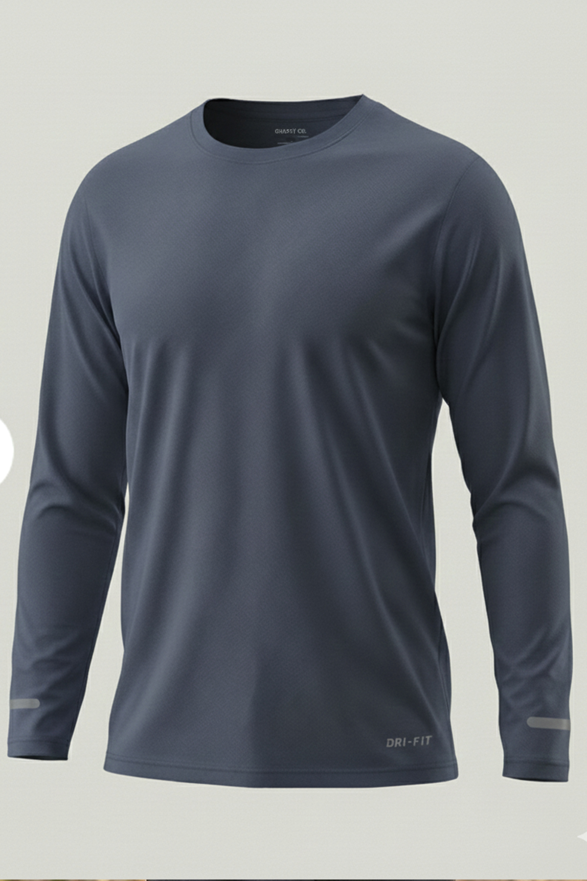 GHASSY CO Erkek Nem Emici Performans Uzun Kollu Egzersiz Tshirt