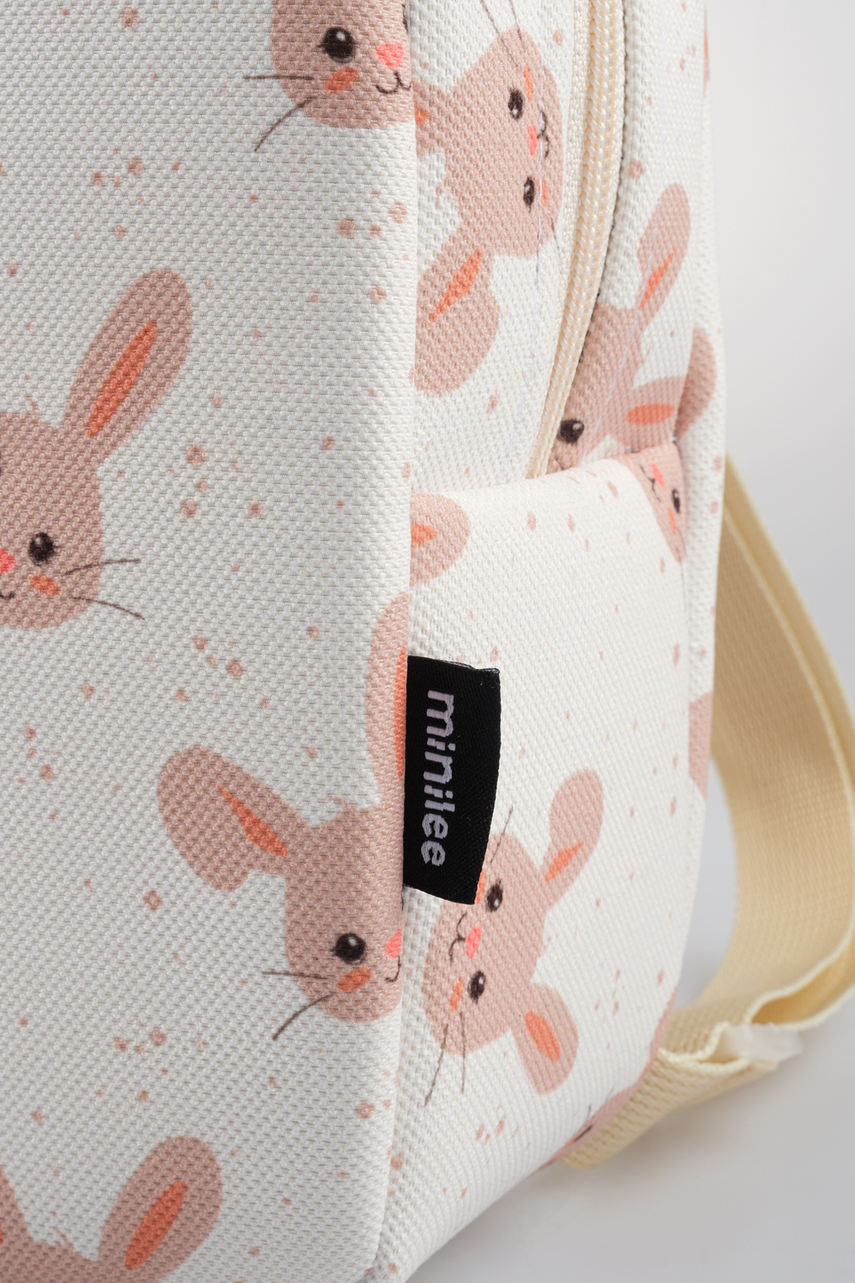 Minilee  [İSTEDİĞİNİZ İSMİ NAKIŞLA YAZIYORUZ] - Yavru Tavşanlar 0-8 Yaş - Çocuk Anaokulu, Kreş Sırt Çantası - Görsel 8