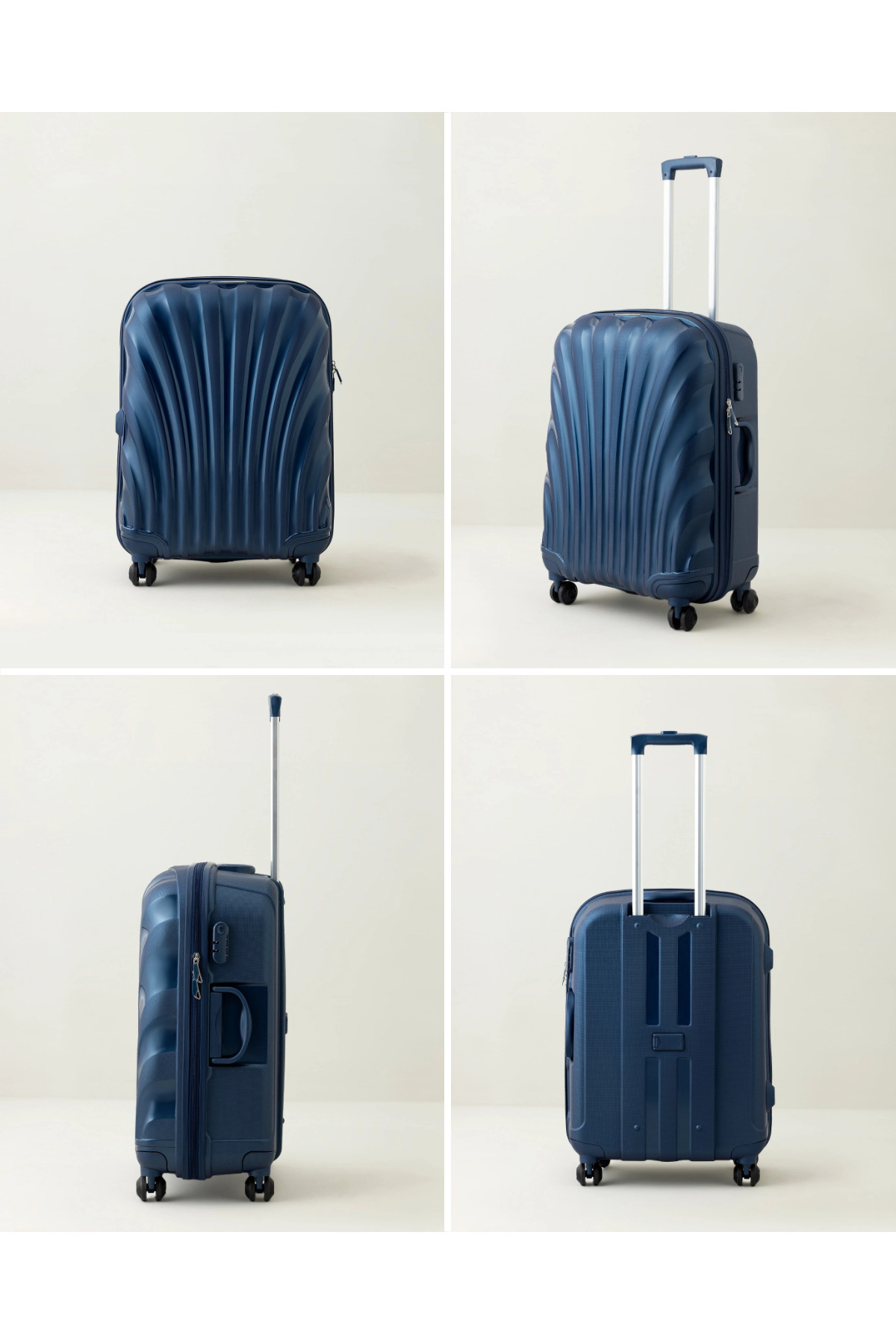 Madame Coco  Huitre Valiz/Bavul - Lacivert - Orta Boy - Görsel 6