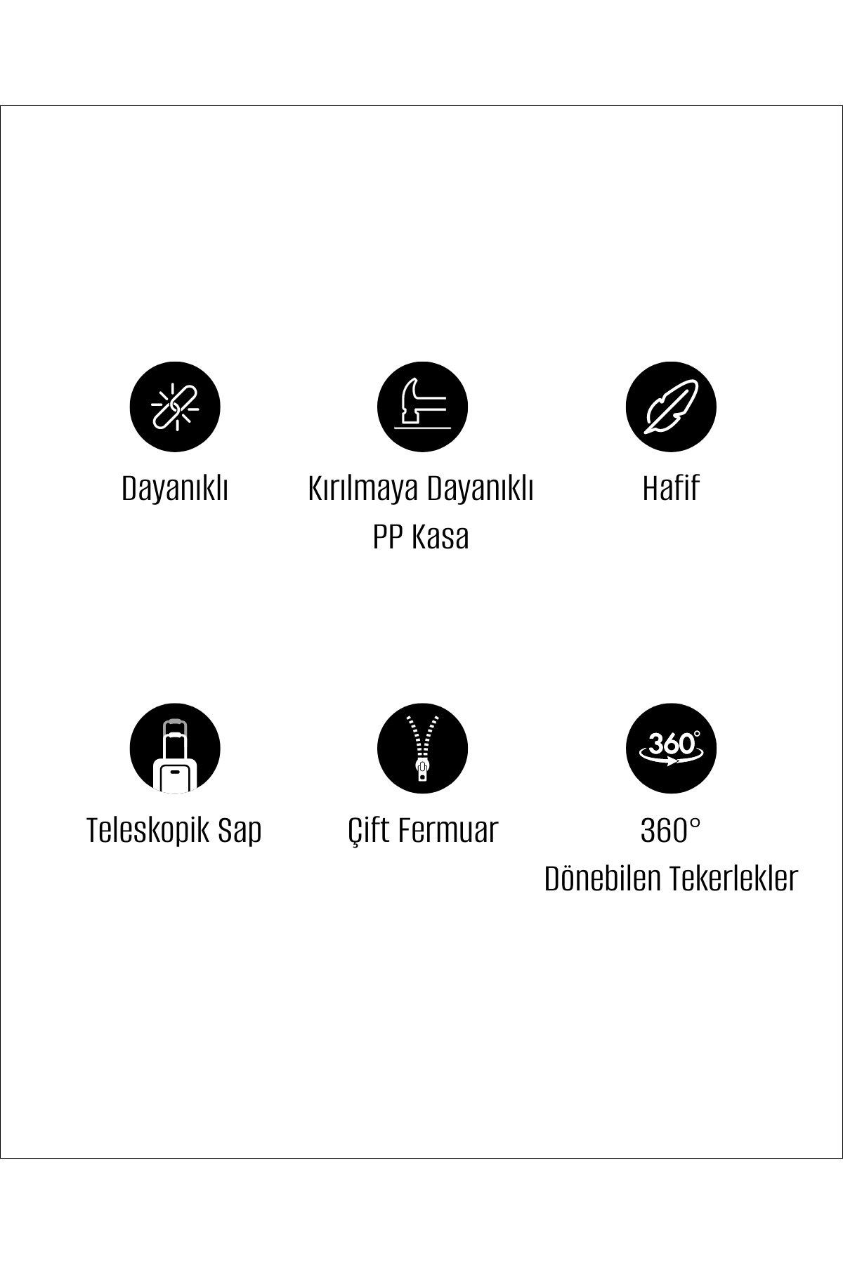 Madame Coco  Huitre Valiz/Bavul - Lacivert - Orta Boy - Görsel 8