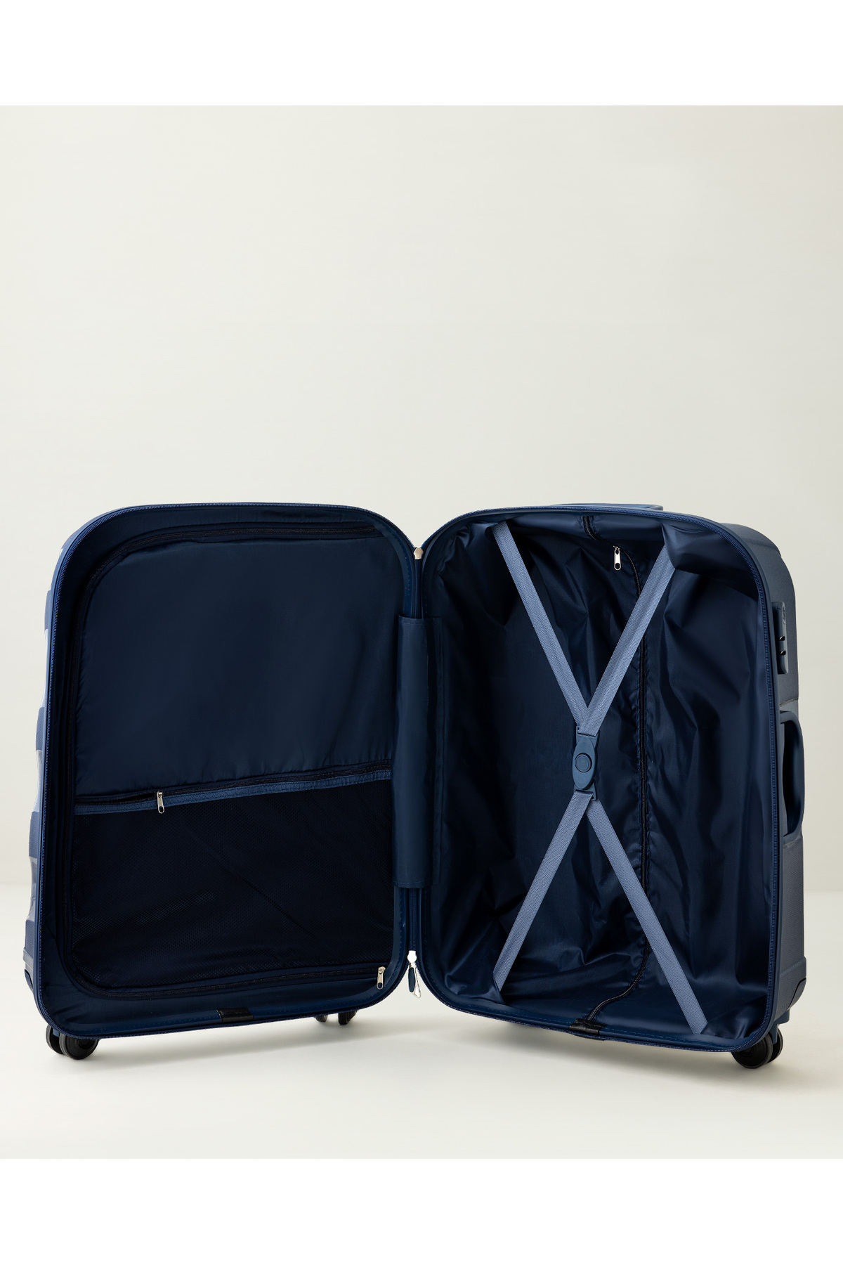 Madame Coco  Huitre Valiz/Bavul - Lacivert - Orta Boy - Görsel 4