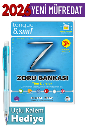 Tonguç Yayınları 6. Sınıf Zoru Bankası Tüm Dersler + Hediyeli