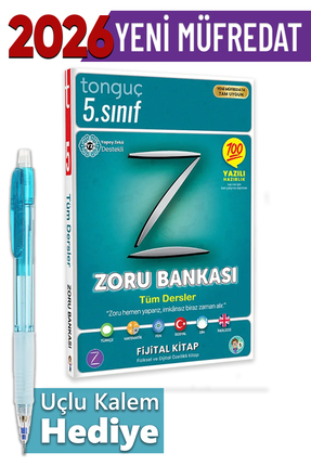 Tonguç Yayınları 5. Sınıf Zoru Bankası Tüm Dersler + Hediyeli