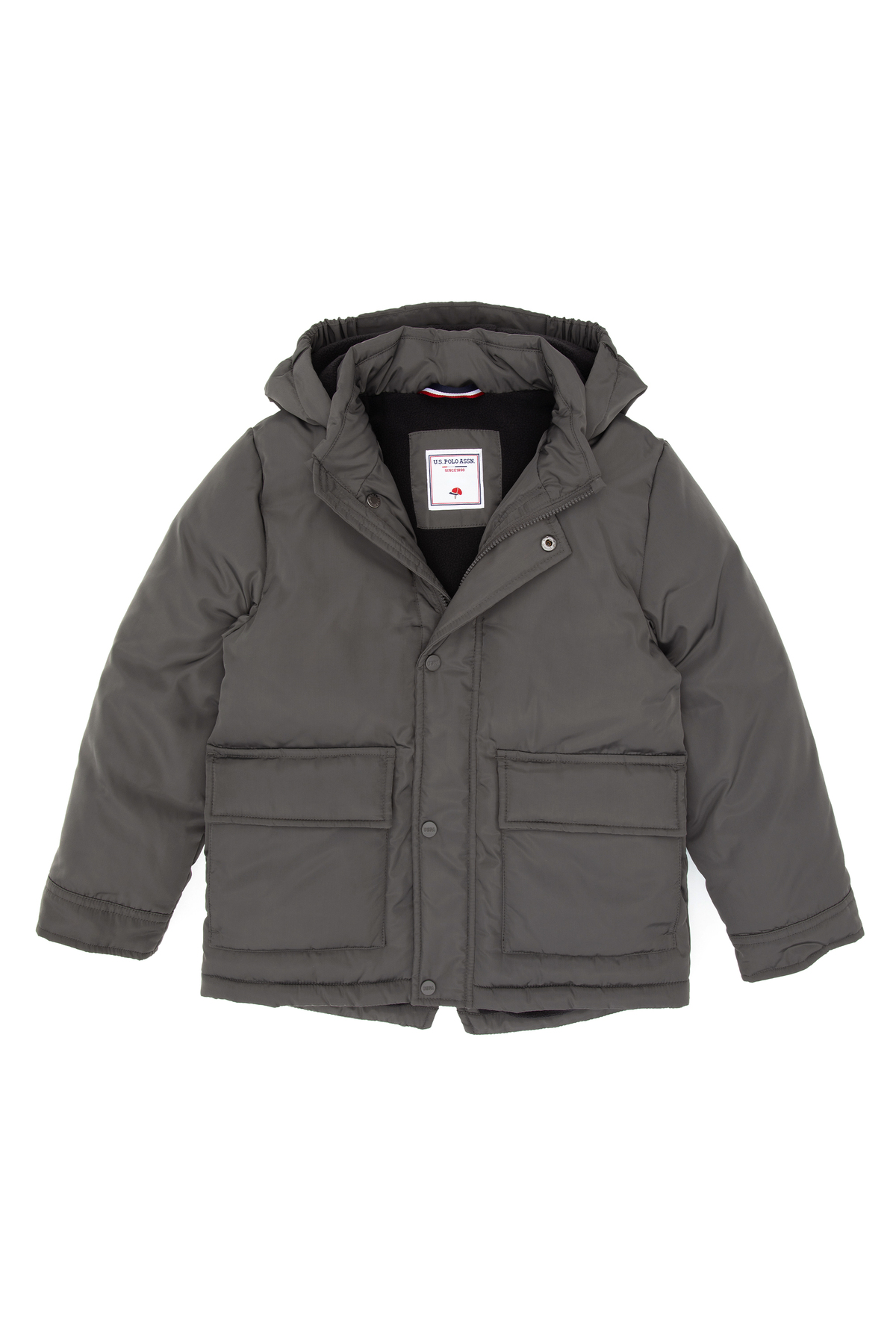 U.S. Polo Assn. Erkek Çocuk Gri Kaban 50312105-VR024 fotoğrafı 3 (önizleme)