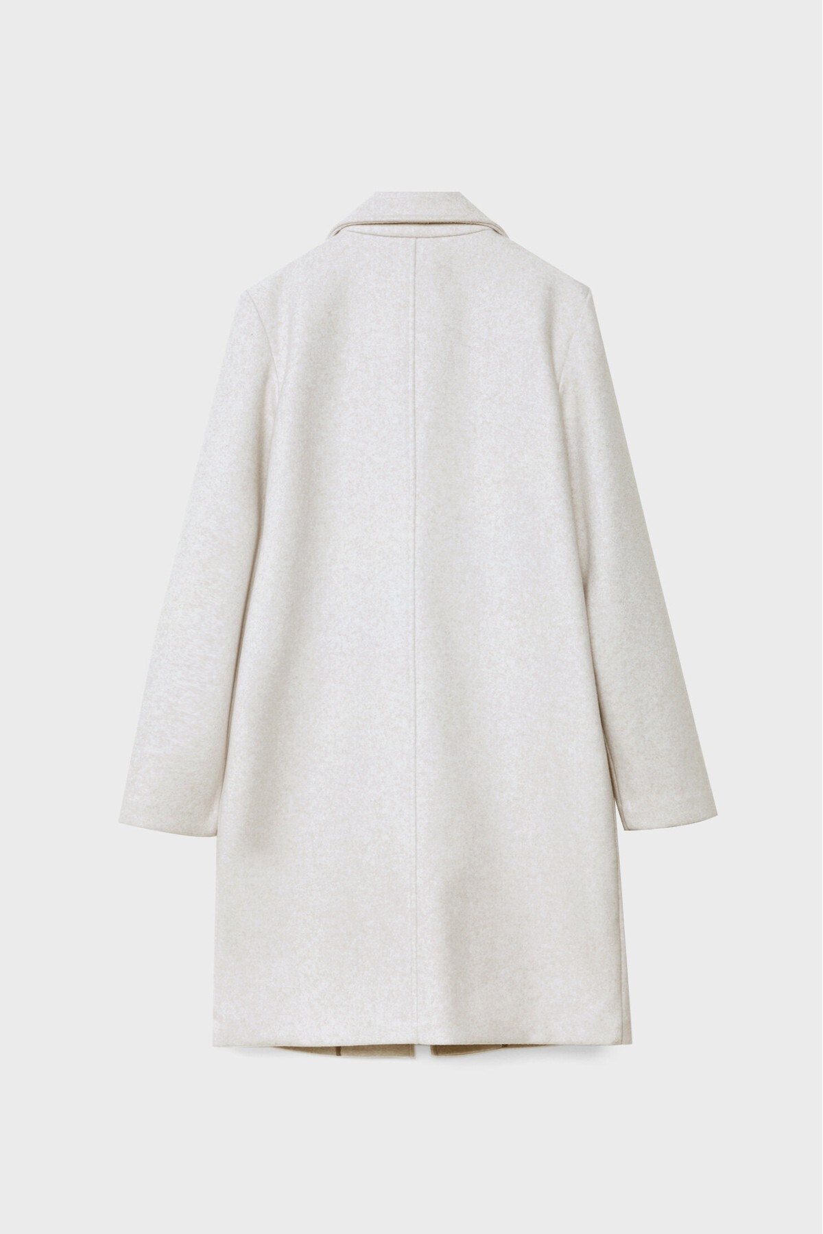 Stradivarius  Yumuşak Dokulu Düğmeli Midi Kaban - Görsel 6