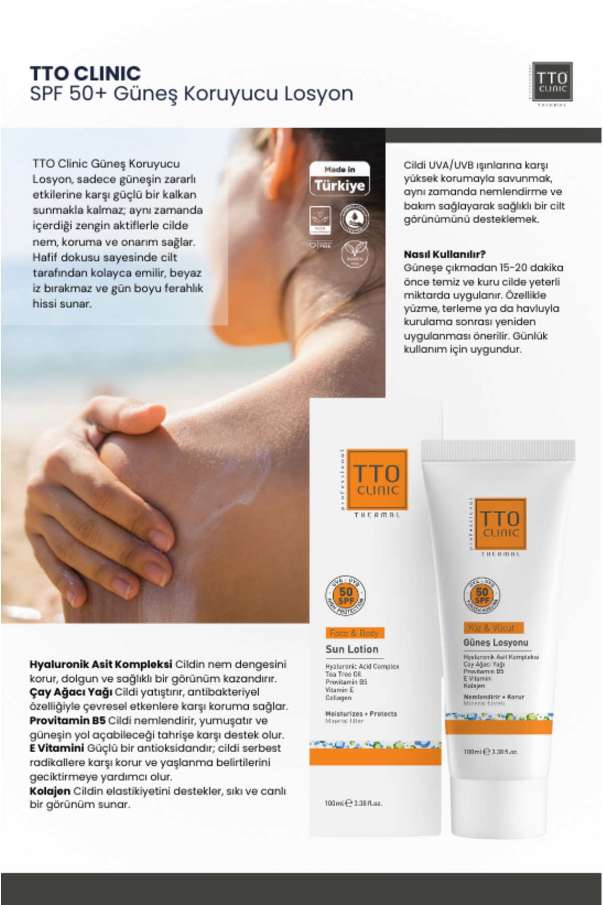 3'lü Güneş Bakım Seti SPF 50 - Güneş Kremi, Stick ve Güneş Sonrası Losyon — 8684576001580 — تصویر 4 از 6