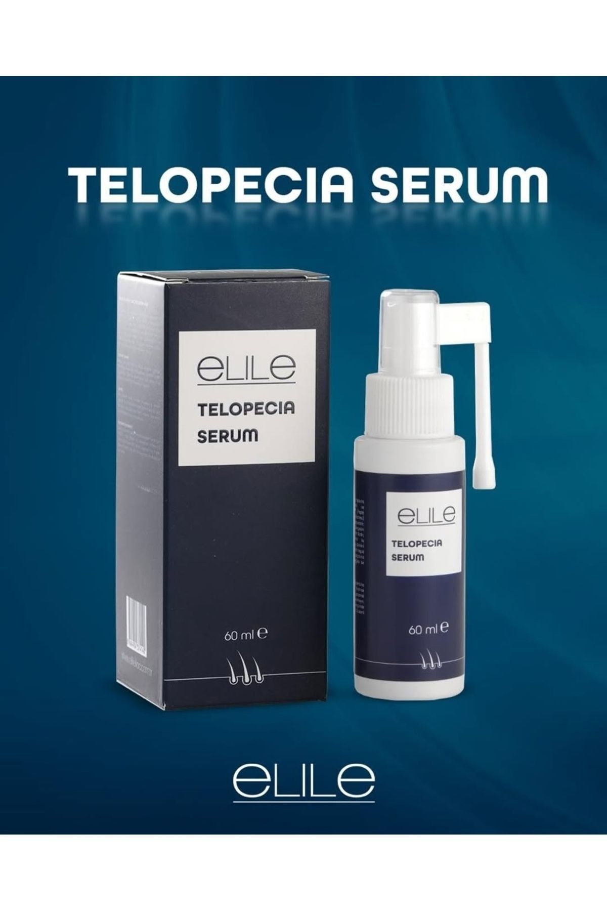 Elile Telopecia Erkek Tipi Saç Dökülmesi için Serum 60ml