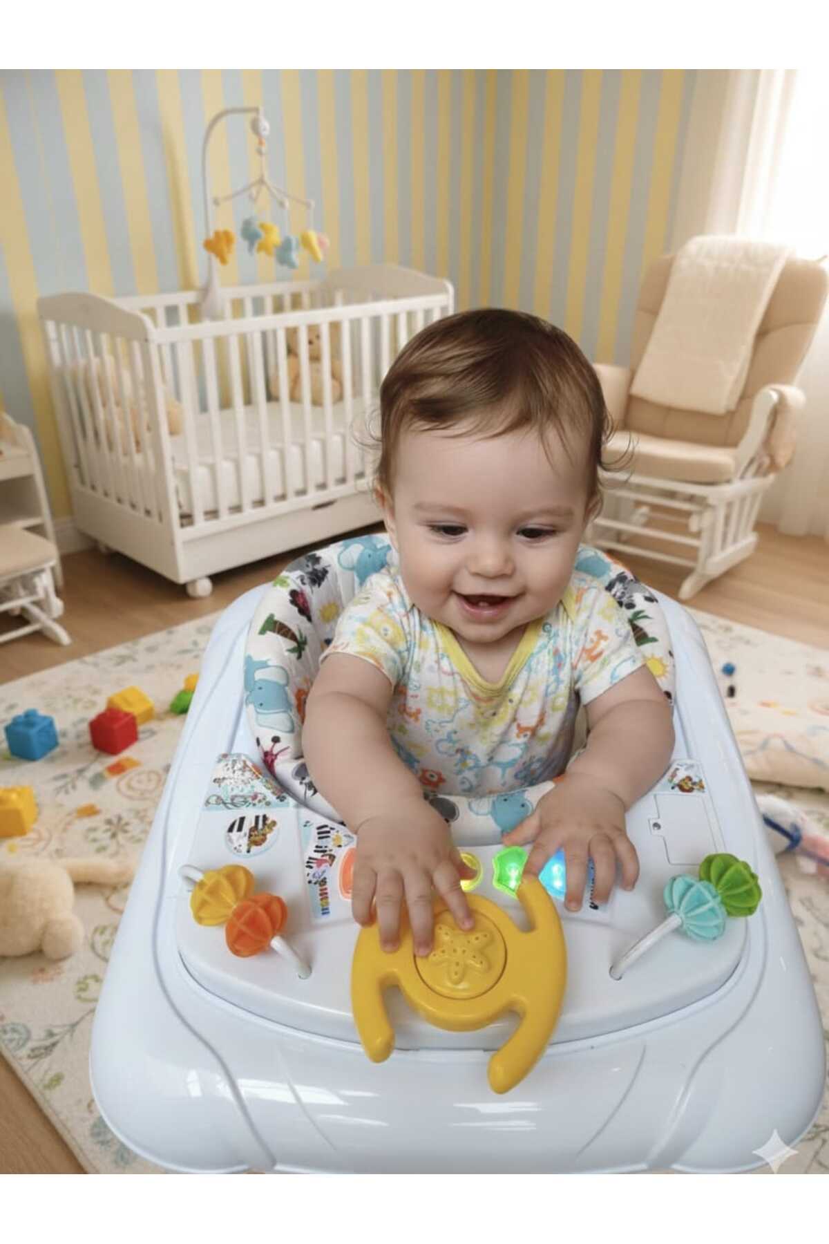 Maxi Taxi Walking Müzikli Işıklı Piyanolu Yürüteç fotoğrafı 4 (önizleme)