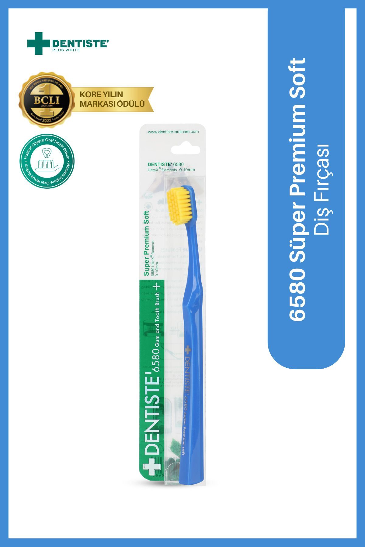 Dentiste 6580 Super Premium Soft Diş Fırçası & Mavi & - Fiyatı
