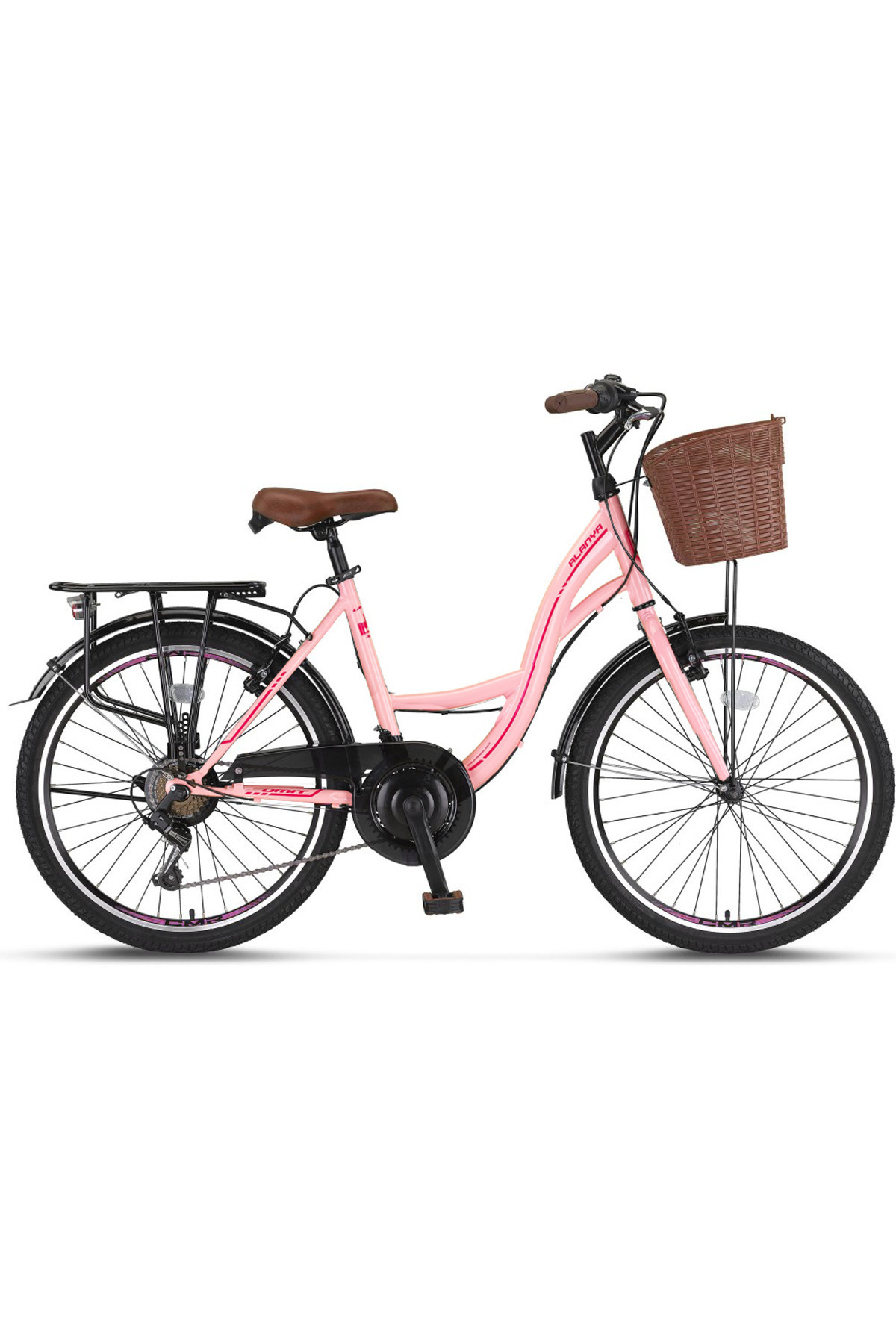 Alanya 24 inch Girls' Bicycle 21 Gear 2410 (length between 140/160 cm)