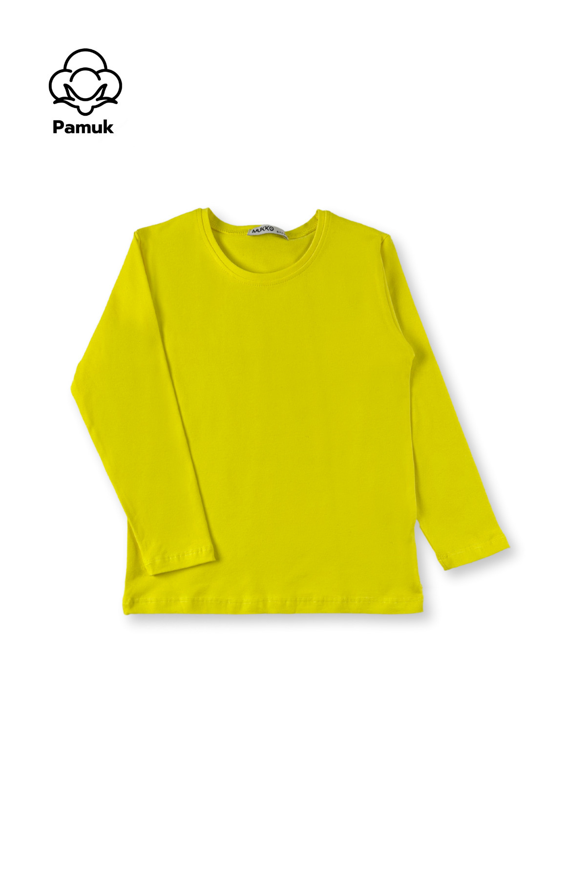 MK Mukko Kids Kız Erkek Çocuk 6'Lı Set Düz Basic Mevsimlik Pamuklu Üst Badi T-shirt fotoğrafı 6 (önizleme)