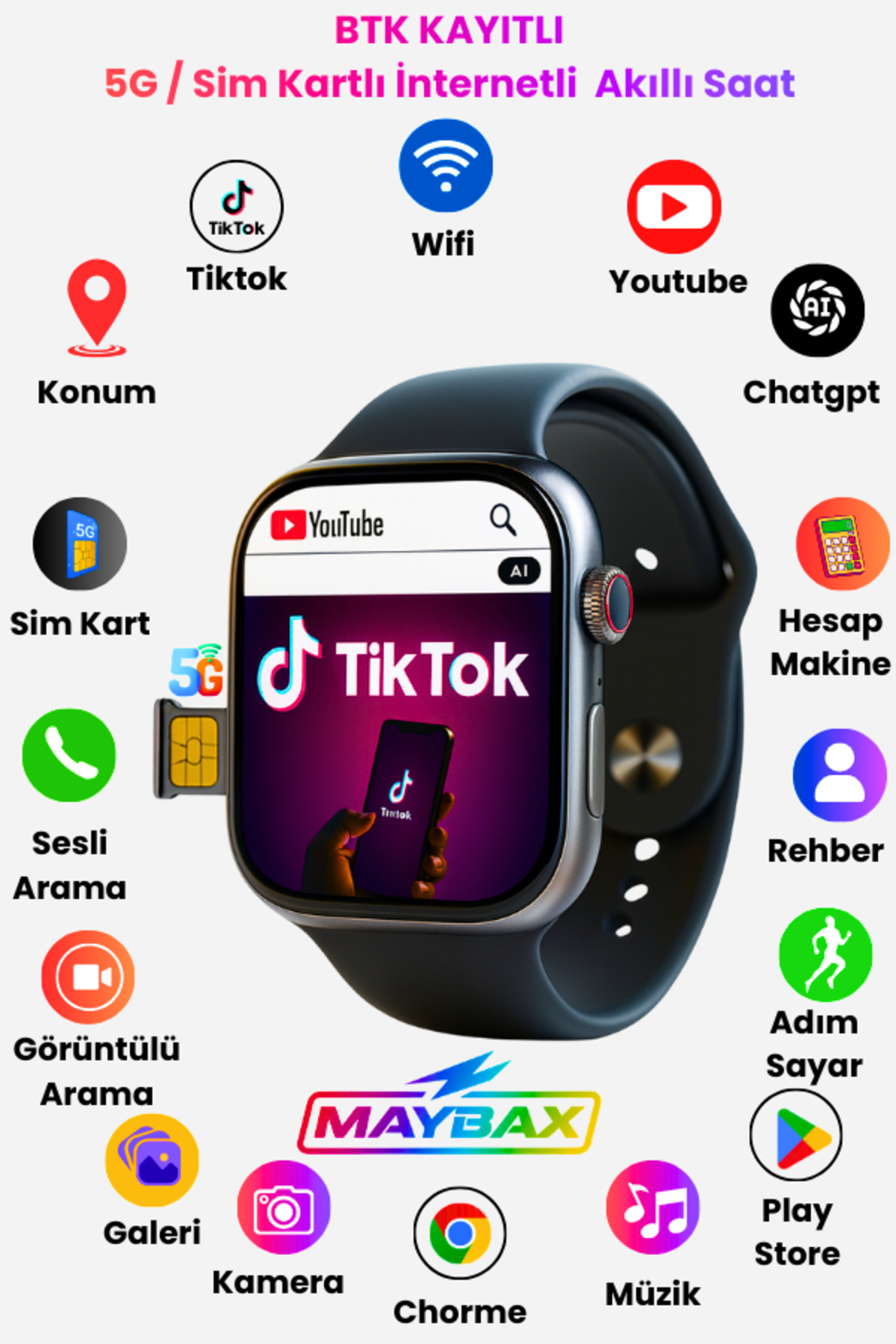 teknotrust Haino Teko 5G Destekli Sim Kartlı Kameralı Slim Görüntülü Arama Android Play Store Youtube Tiktok - Fiyatı, Yorumları