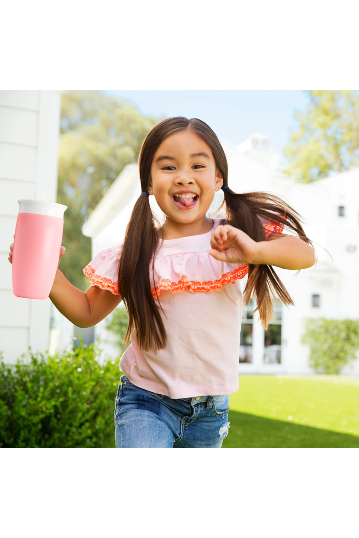 Munchkin Mucize 360° Alıştırma Bardağı, 12ay , 296ml Pembe fotoğrafı 5 (önizleme)