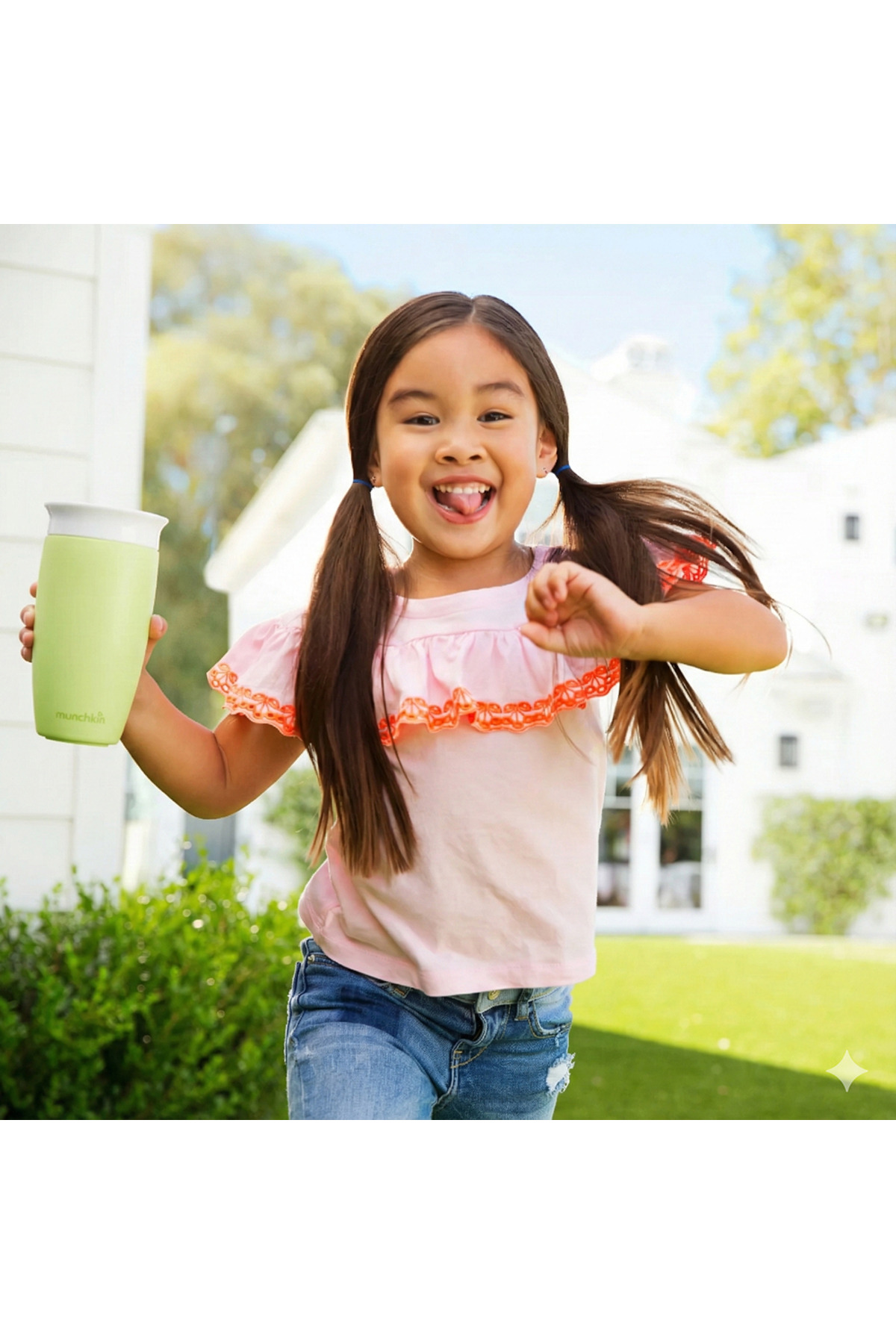 Munchkin Mucize 360° Alıştırma Bardağı, 12ay , 296ml Yeşil fotoğrafı 6 (önizleme)