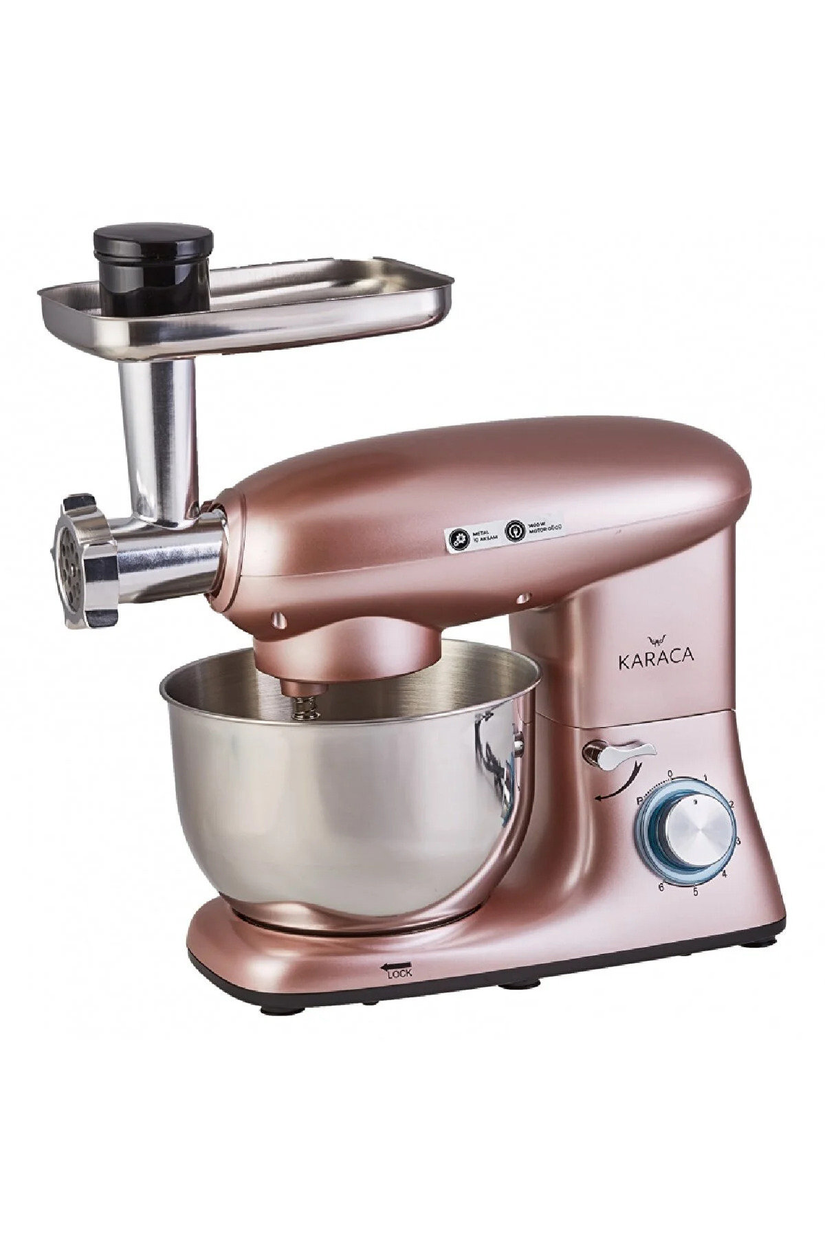 Karaca Multichef Mutfak Şefi 1900w 5,5l Kıyma Çekme/sucuk-sosis/içli Köfte Aparatlı