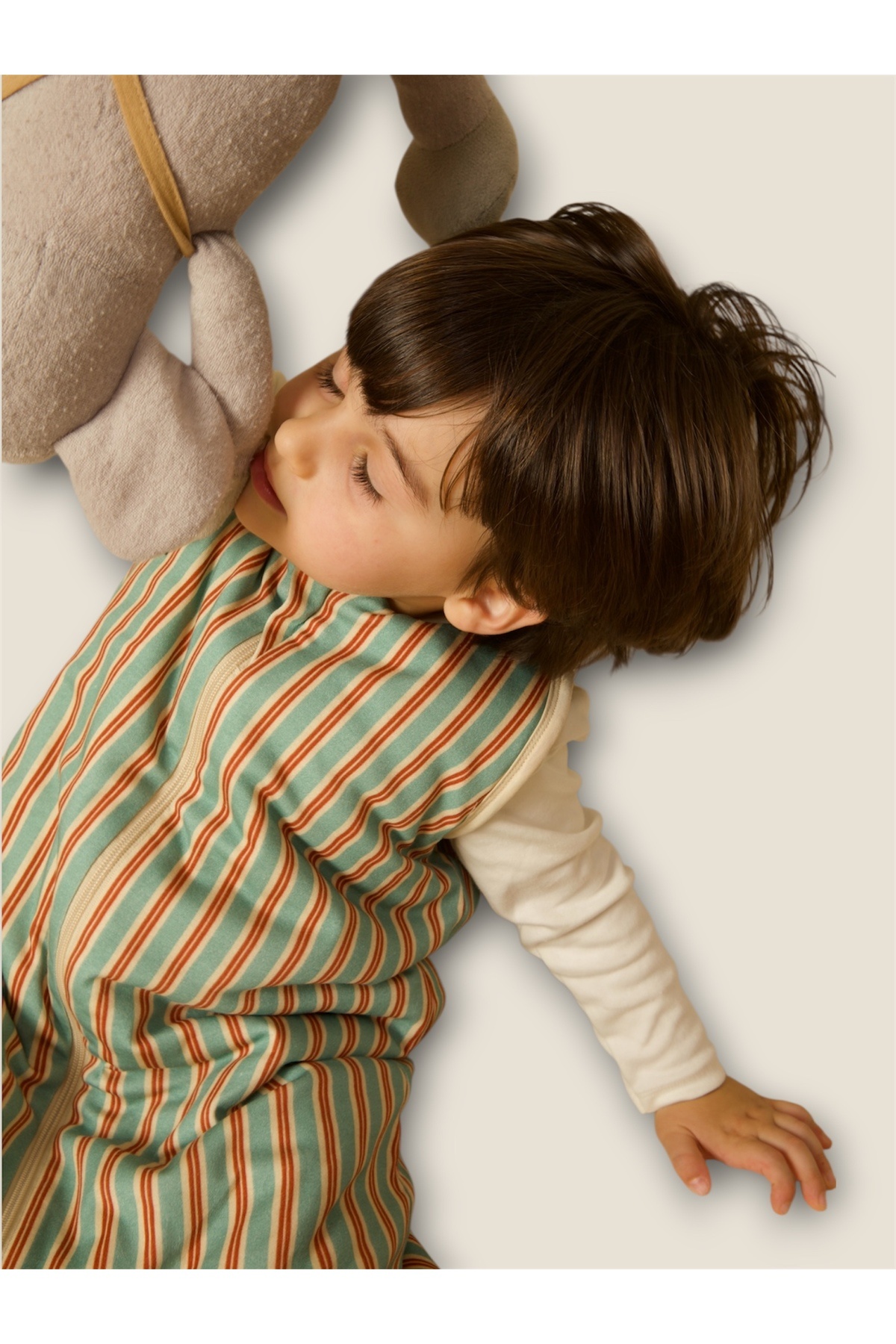 Pine Baby Home %100 Pamuk 0.5 TOG Unisex Bebek Çocuk Uyku Tulumu OEKO-TEX Sertifikalı - Retro Mint fotoğrafı 5 (önizleme)