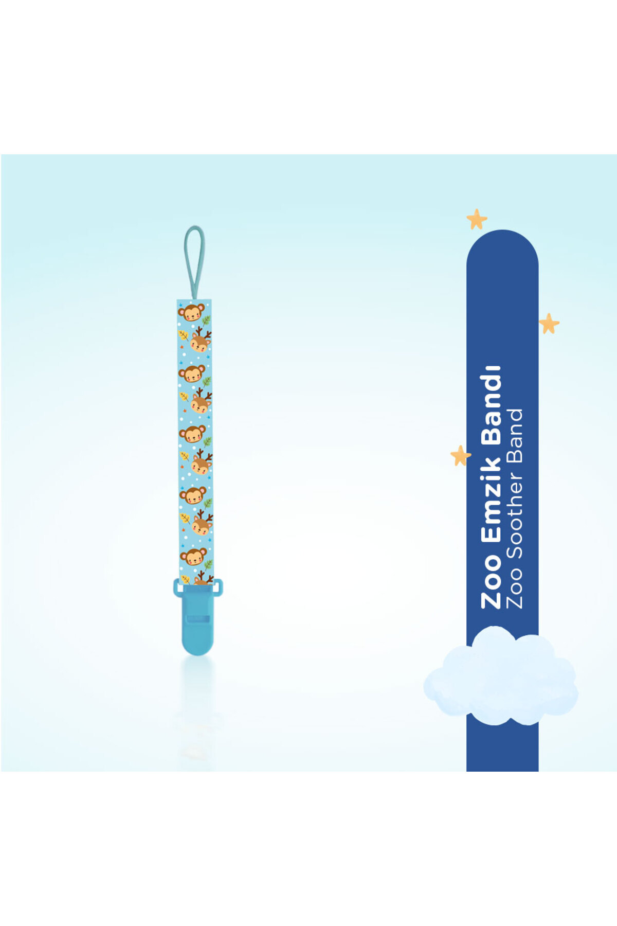 Wee Baby Zoo Emzik Bandı - MAVİ fotoğrafı 2 (önizleme)