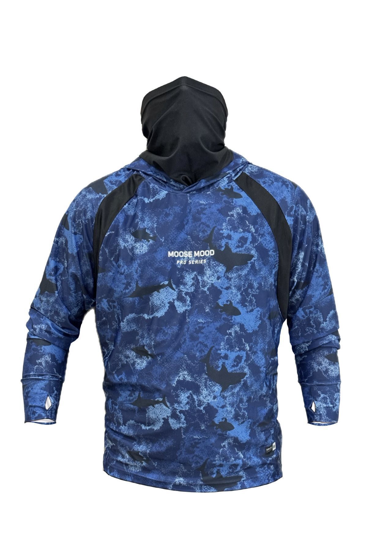 Moose Mood Pro Series Kapüşonlu, Uzun Kollu Balıkçı Yelkenci UV Korumalı Tişört görsel 4