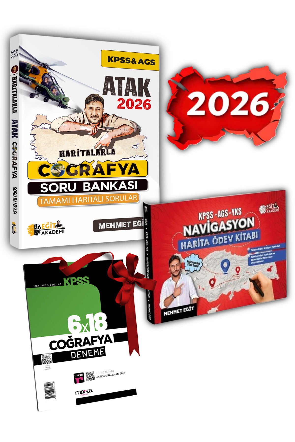 Eğit Akademi 2026 MEB KPSS AGS Haritalarla Atak Coğrafya Soru