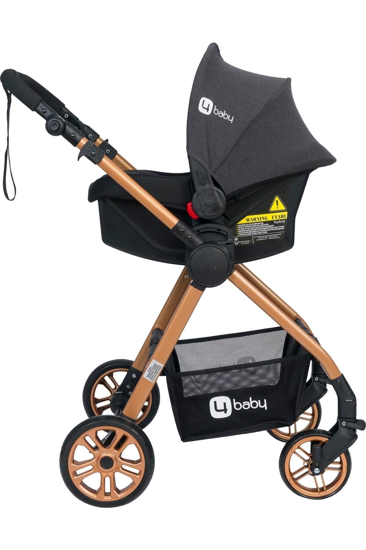 4 Baby Efsane 5'li Set Travel Bebek Arabası Puset Elektrikli Ana Kucağı Beşik Termal Çanta Hediyeli fotoğrafı 5 (önizleme)