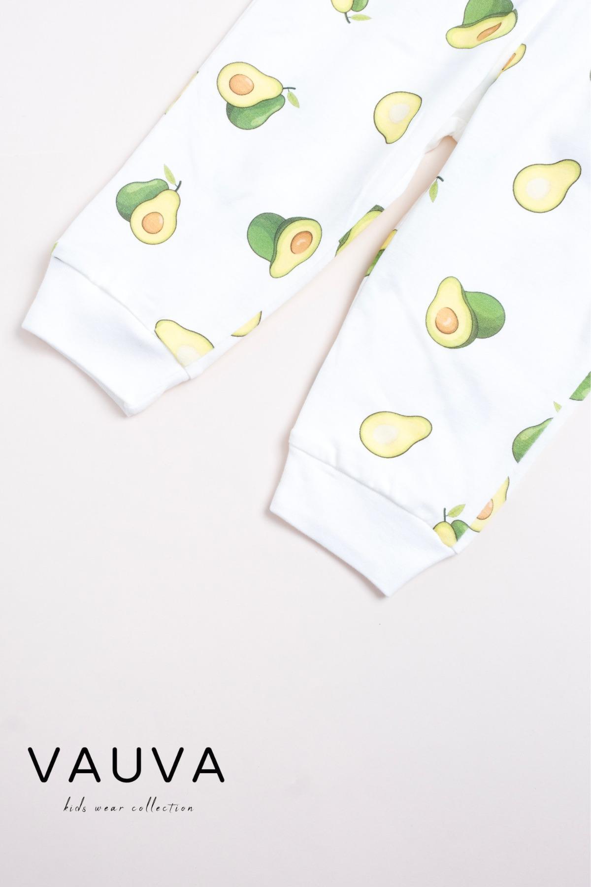 Vauva Pijama Takımı Uzun Kollu Baskılı Kız Erkek Bebek Çocuk Pijama Takımı fotoğrafı 5 (önizleme)