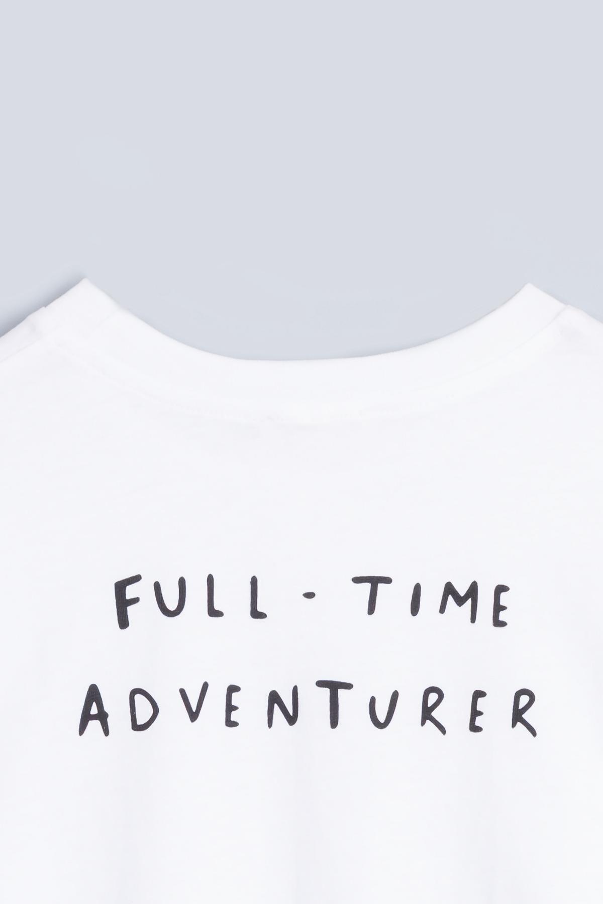 Vauva Unisex Rahat Kalıp Pamuklu Baskılı Çocuk Tişörtü fotoğrafı 3 (önizleme)