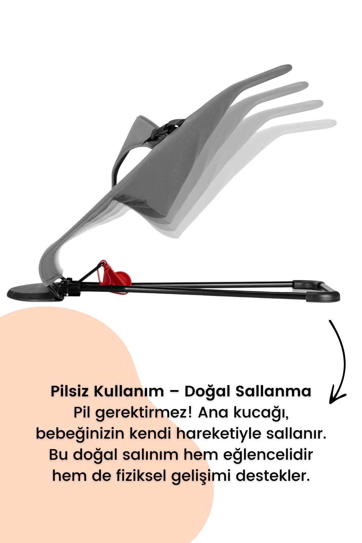 Gulz Sleeper Kademeli Sallanır Ana Kucağı fotoğrafı 2 (önizleme)