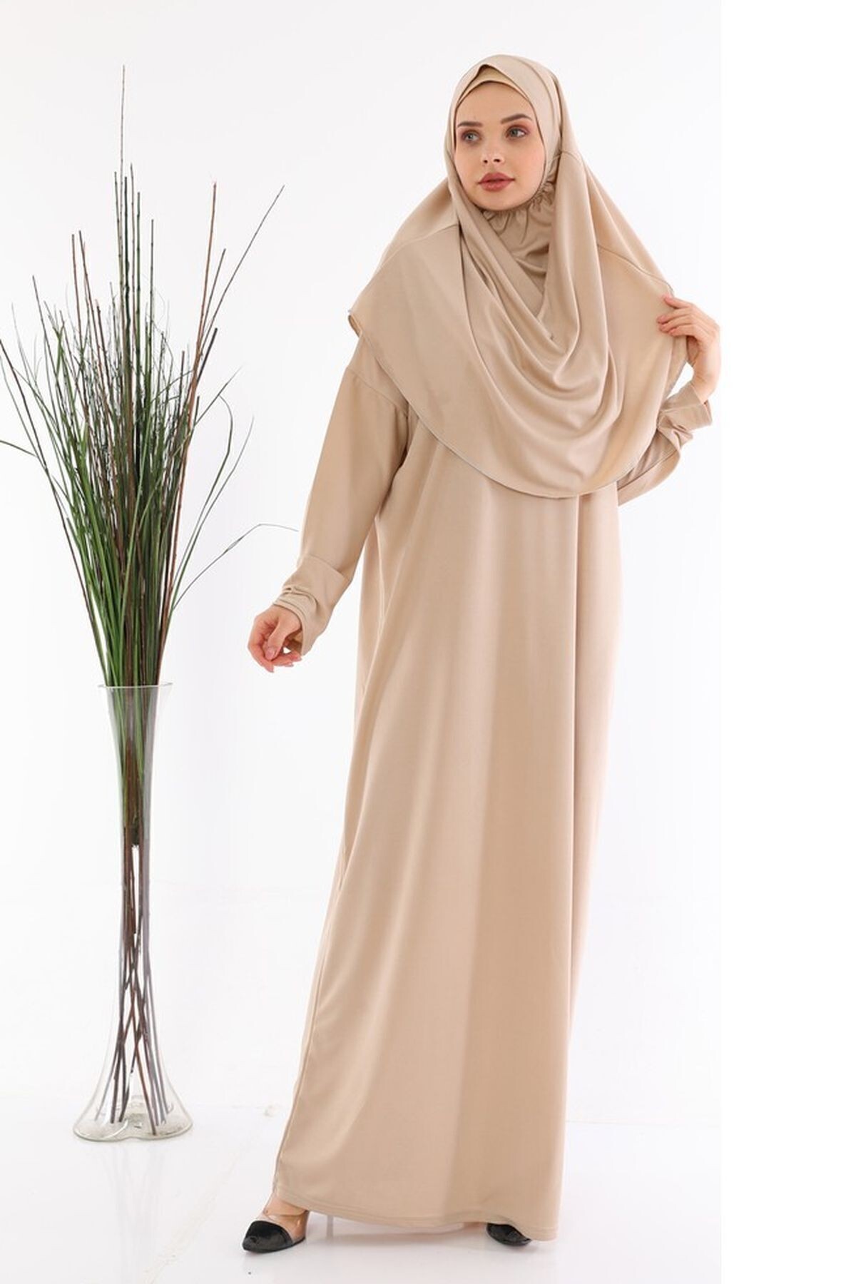 One Piece Prayer Dress Mink