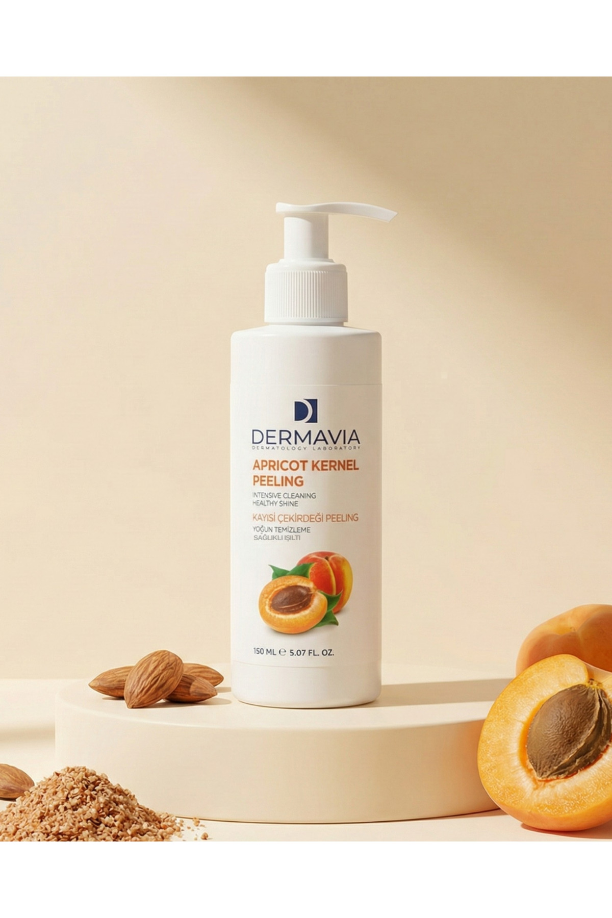 Kayısı Çekirdeği Peeling 150ml - Epilasyon Sonrası Batık ve Çilek Bacak Karşıtı Vücut Peelingi — TYCNDSYOJN168728183283888 — تصویر 2 از 5