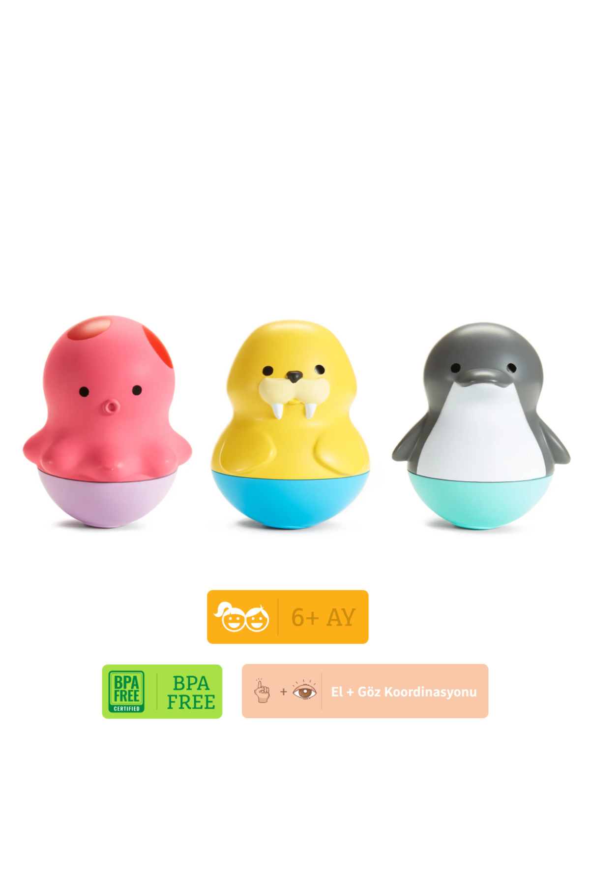 Munchkin Yüzen Banyo Oyuncakları 3lü Set 6ay+ fotoğrafı 4 (önizleme)