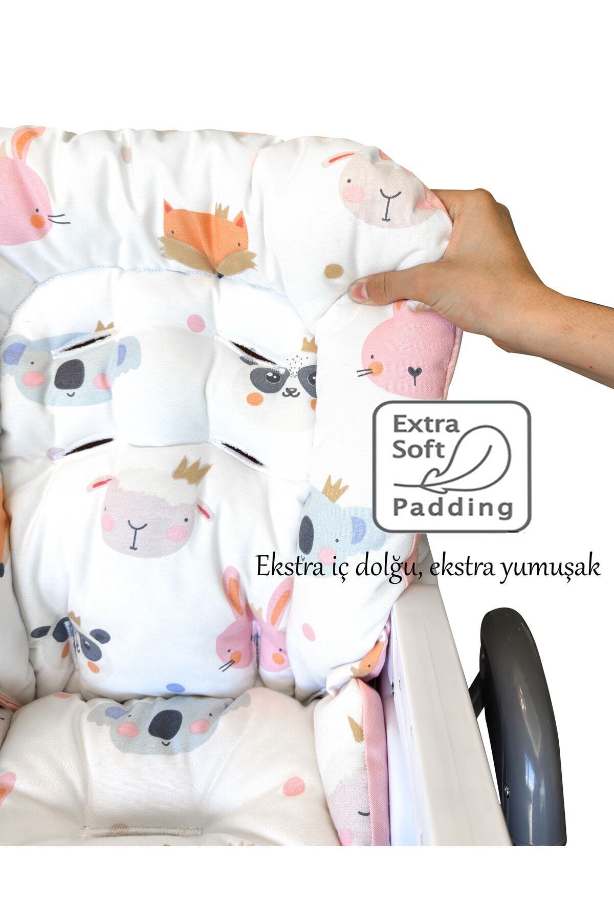 Holmer Mama Sandalyesi Minderi & Kılıfı / Leke Tutmaz / Doğal / Max-T / Pembe fotoğrafı 6 (önizleme)