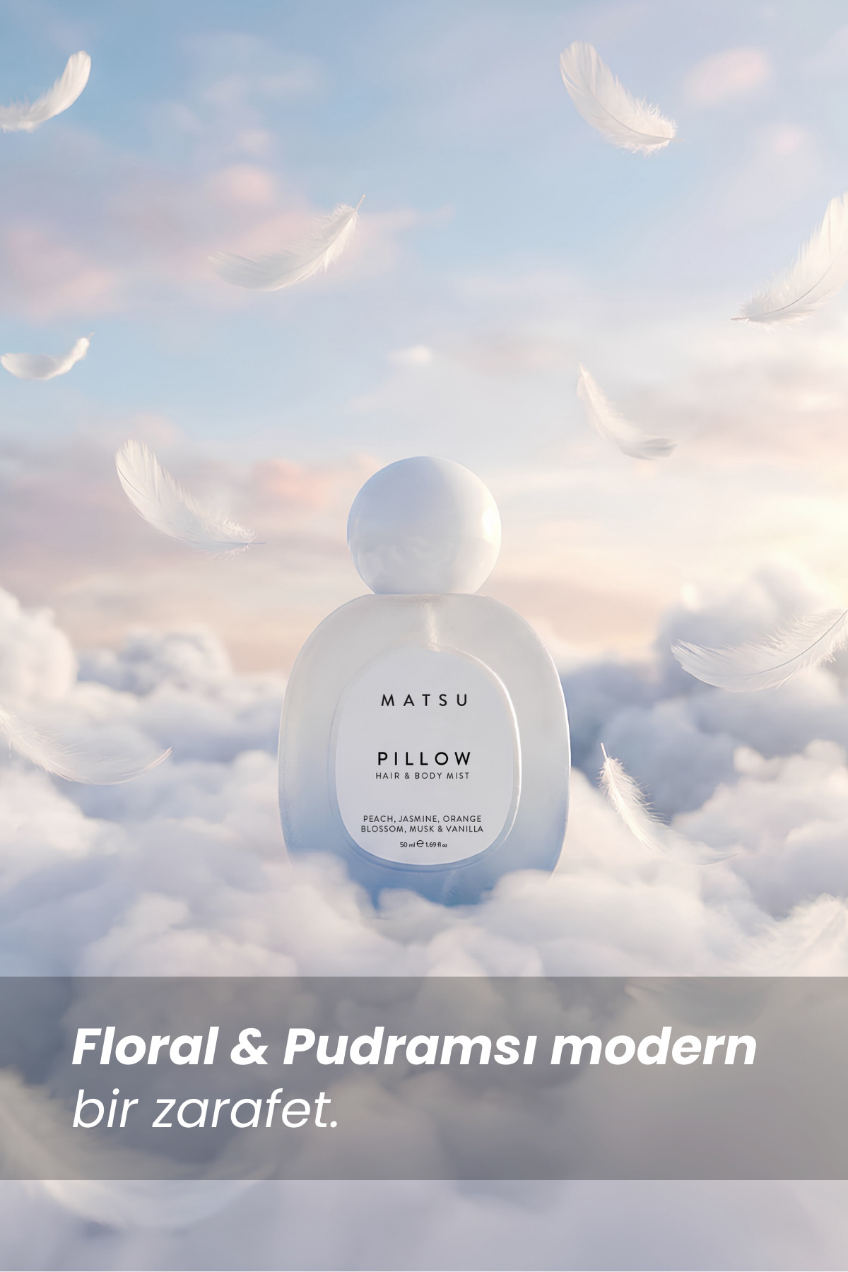 MATSU Pillow Saç ve Vücut Misti 50 ml | Tatlı Notalar | Hair and Body Mist fotoğrafı 3 (önizleme)