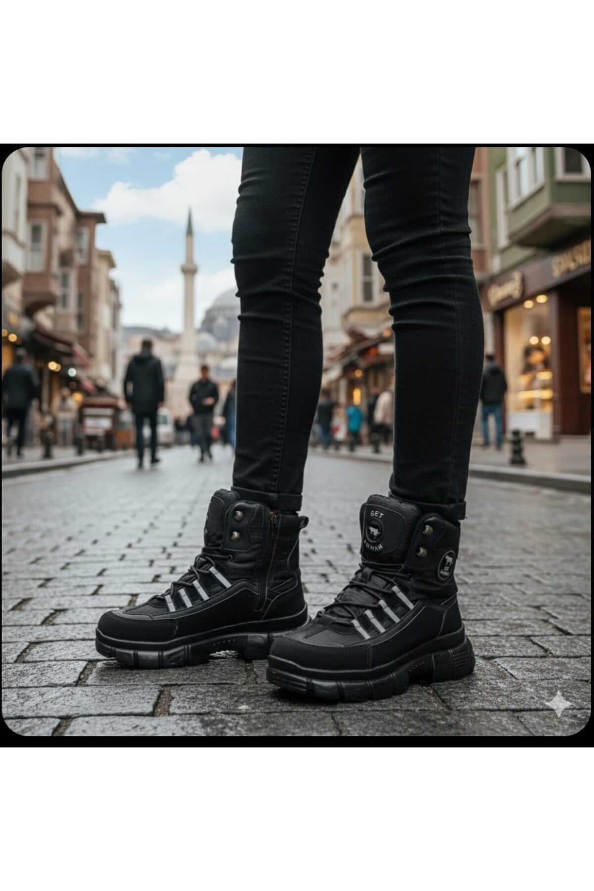 GET HUMAN Kadın Rahat Günlük Kışlık Bot