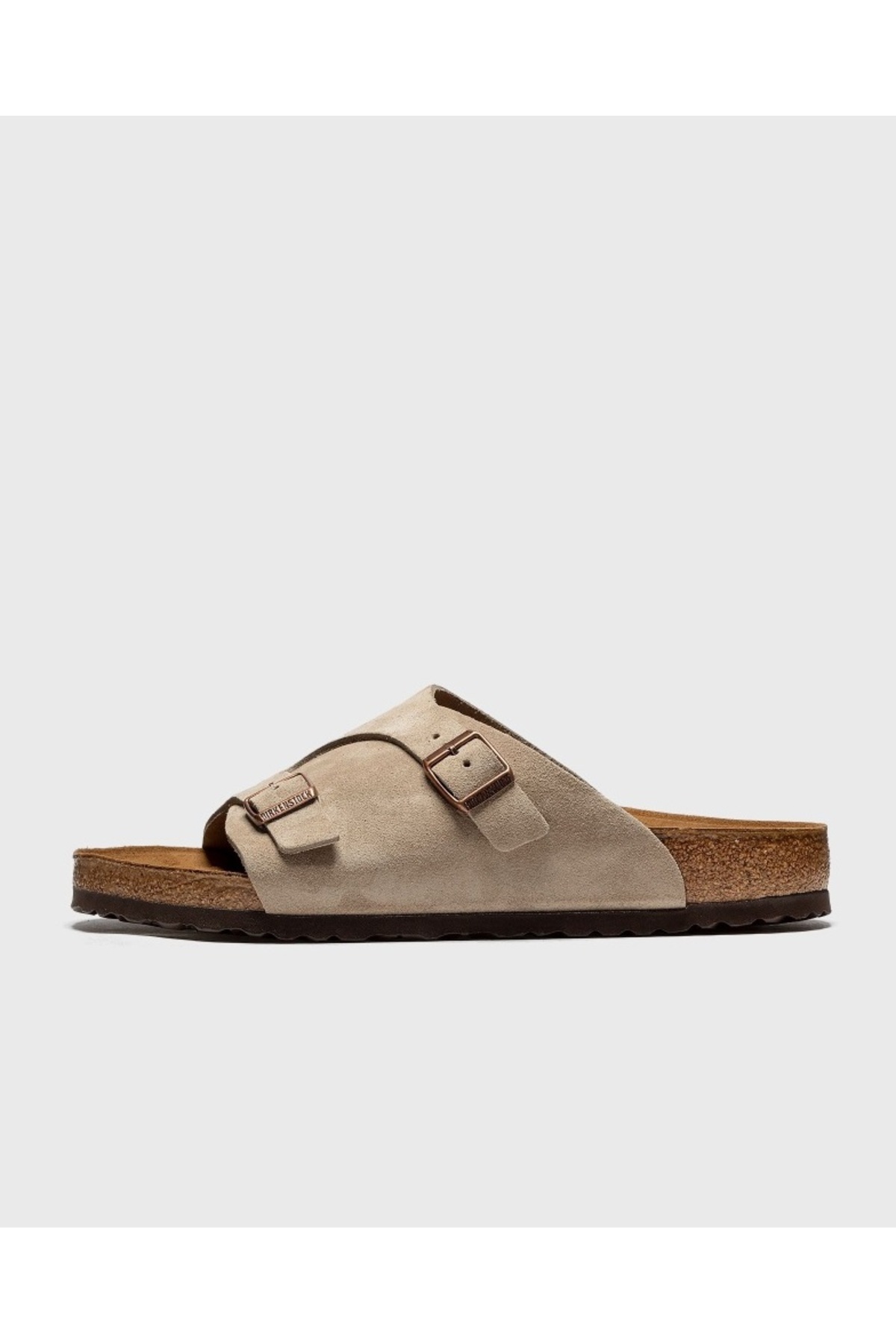 دمپایی‌های قهوه‌ای مایل به زرد زوریخ بیرکن استاک دمپایی Birkenstock