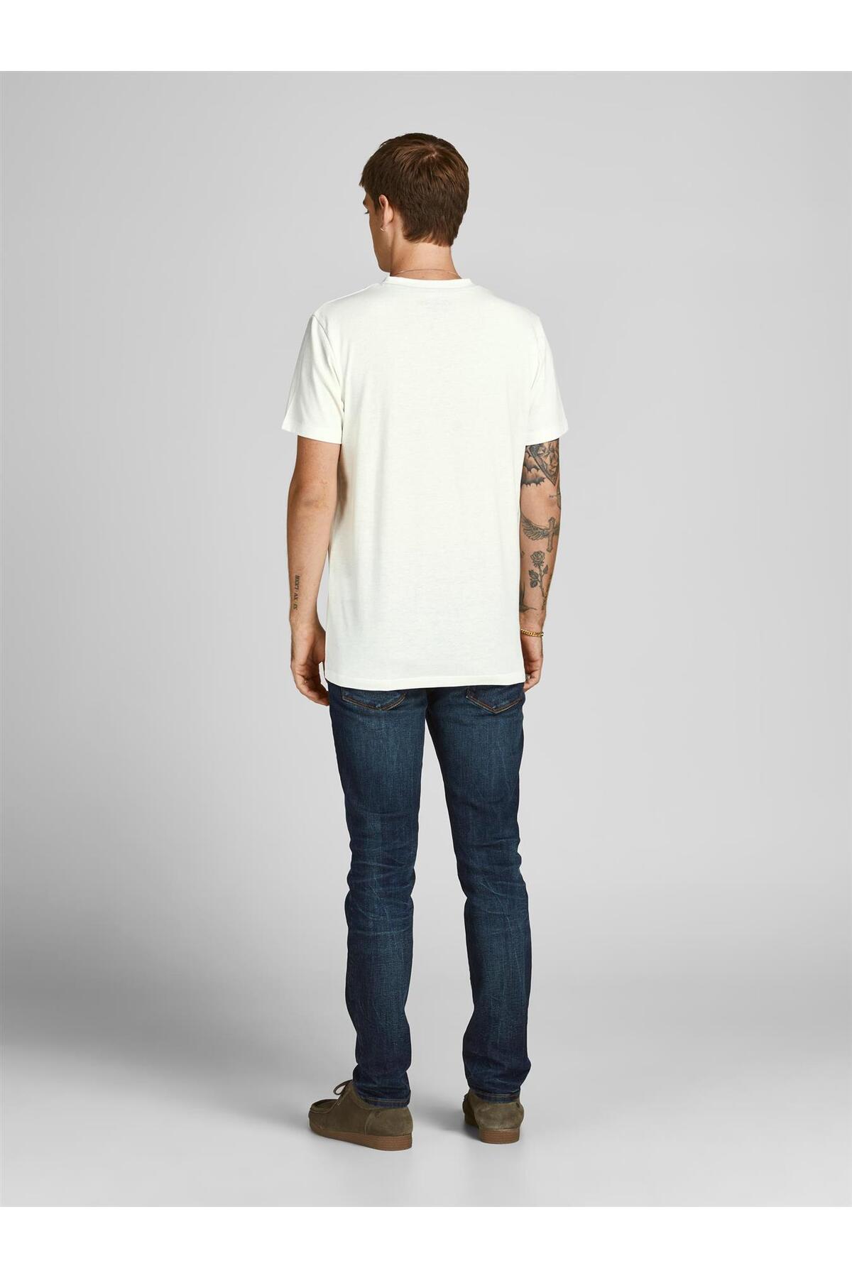 تیشرت مردانه طرح دار آستین کوتاه | جک اند جونز Jack & Jones 12198770-SAGE - تصویر 2