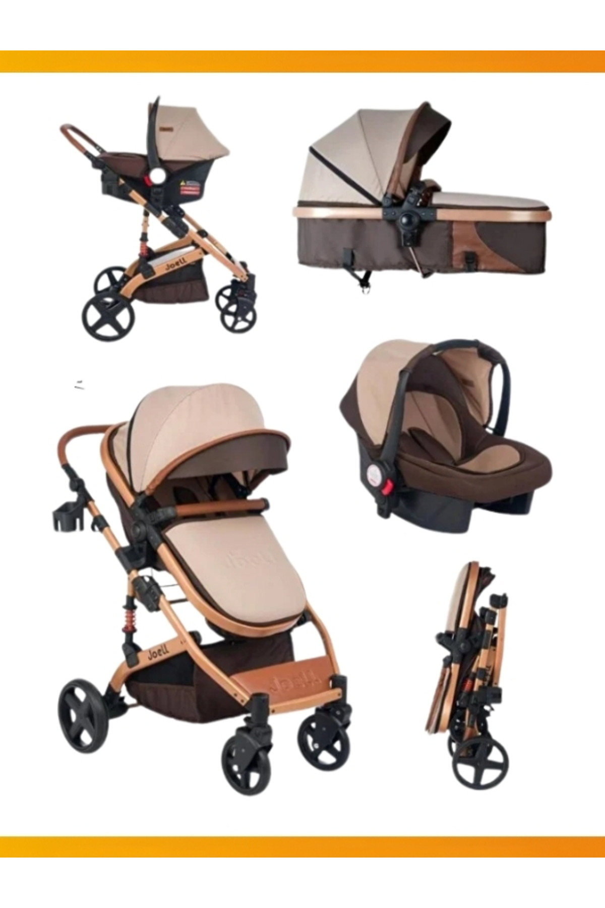 4 Baby 2026 Yeni Doğan Comfort Çeyiz Seti Tam Set Travel Bebek Arabası Ve Oyun Parkı Beşik Yatak Yağmurluk fotoğrafı 2 (önizleme)