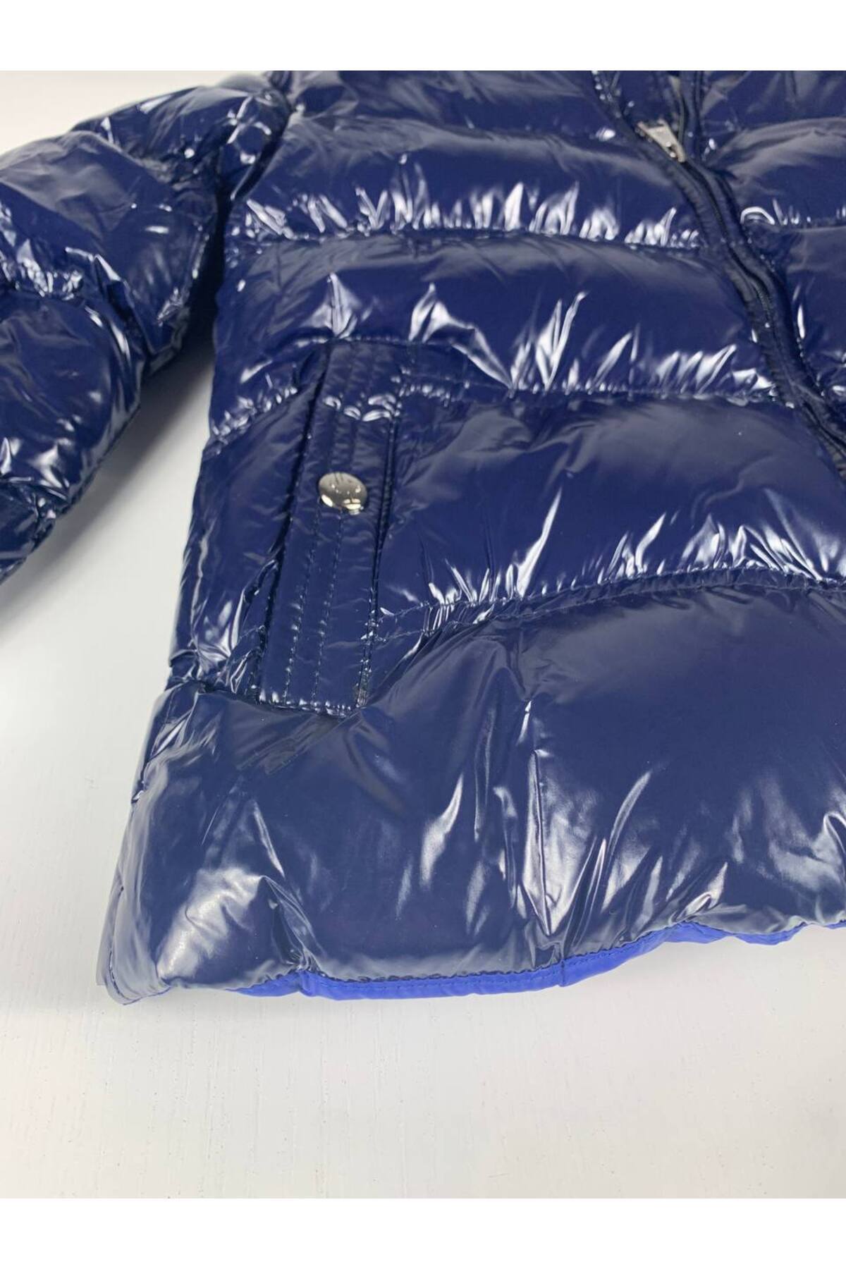 YusGos Kız Bebek Çocuk Kapüşonlu Fermuarlı Parlak Şişme Dolgu Mont (2-15 Yaş) fotoğrafı 7 (önizleme)