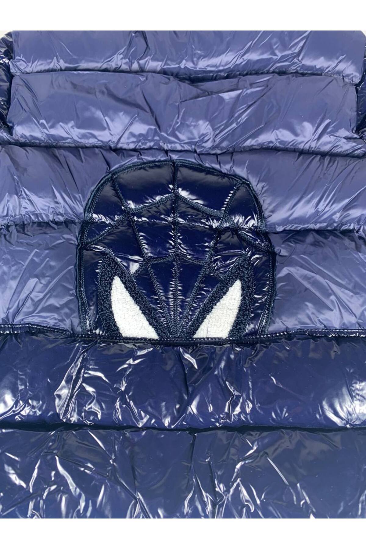 YusGos Kız Bebek Çocuk Kapüşonlu Fermuarlı Parlak Şişme Dolgu Mont (2-15 Yaş) fotoğrafı 5 (önizleme)