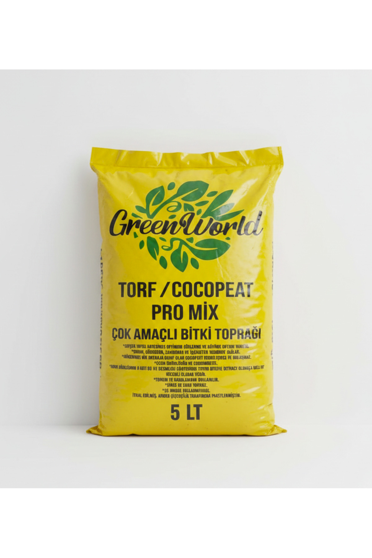 Green World 5 Litre Ithal Çok Amaçlı Bitki Toprağı Torf Cocopeat