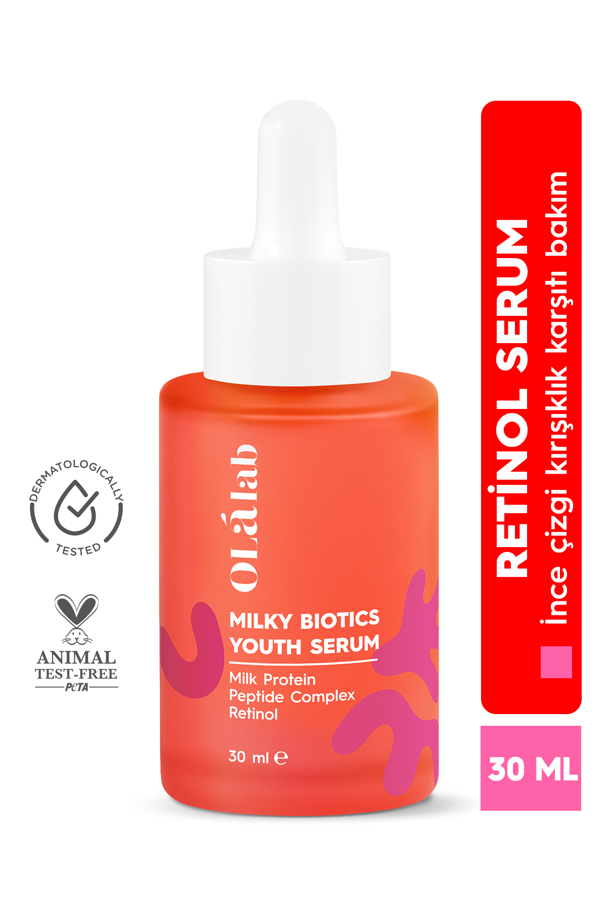 das Regular Olalab Yaşlanma Karşıtı Onarıcı Cilt Yenileyici Retinol Peptit Cilt Serumu 30 Ml — Youth Serum