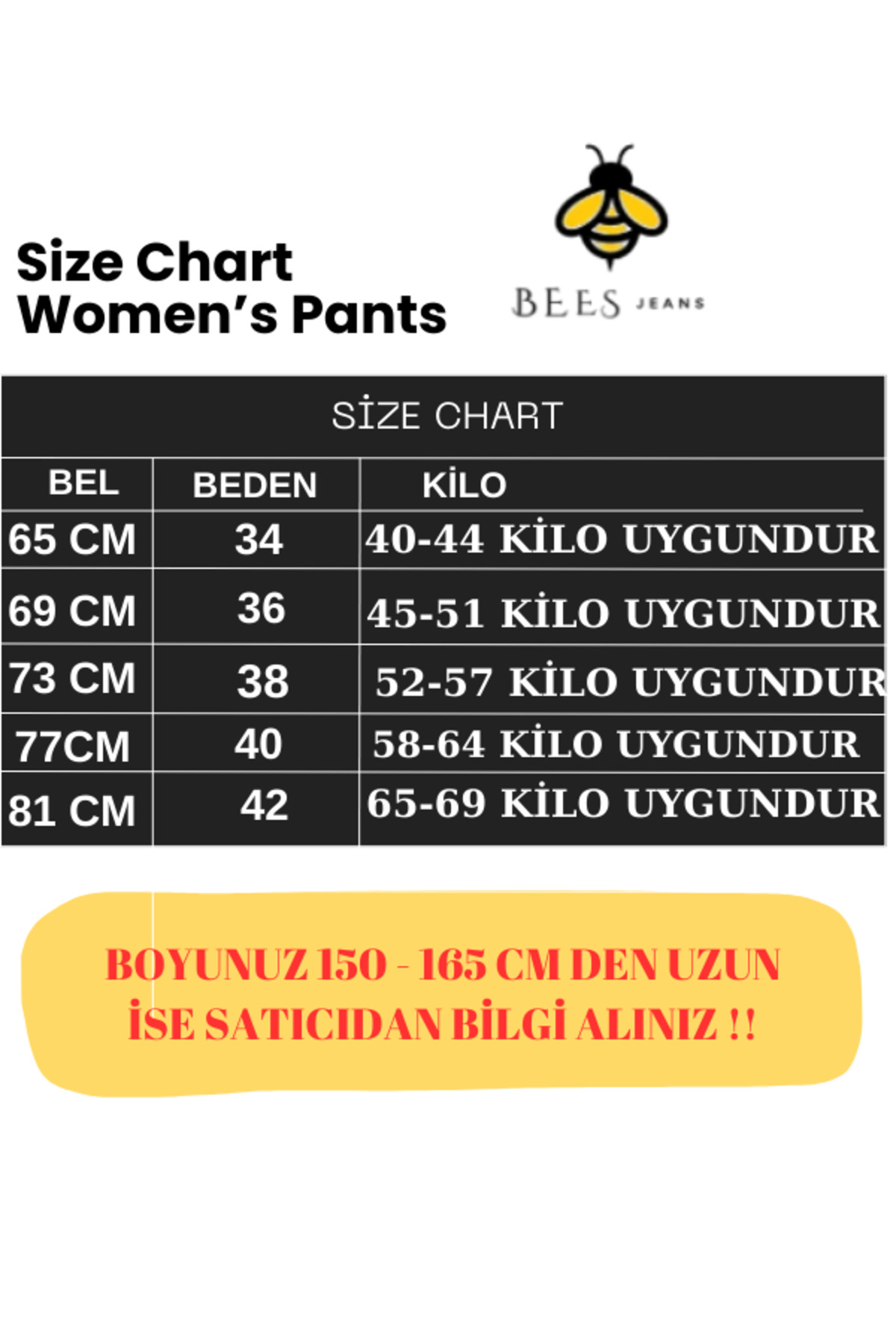BEES JEANS  Julia Kadın Kar Mavi Mom Boy Fit Straight Jean - Görsel 5