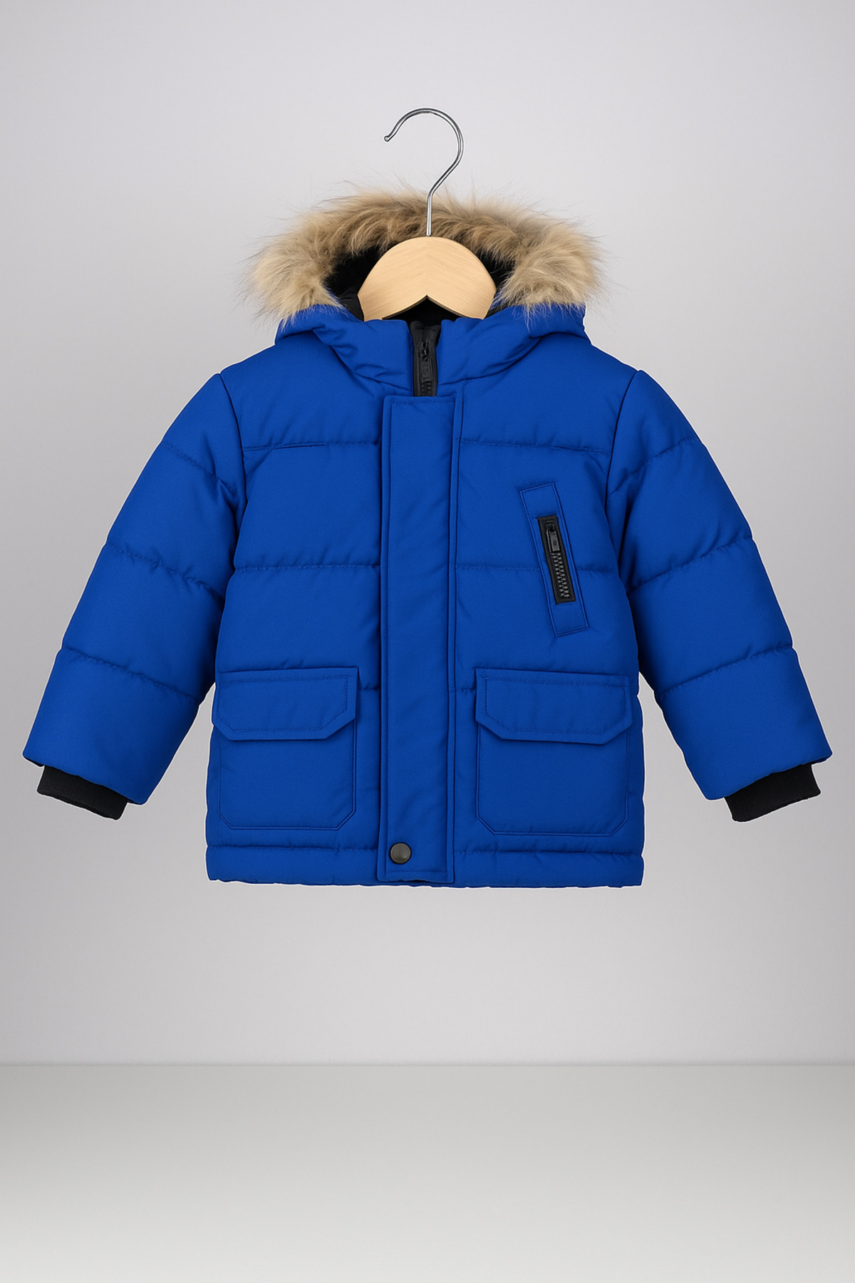 YusGos Kapüşonlu Bebek Çocuk Kışlık Astronot Mont Salopet Dolgu Kaban (1-5 Yaş) fotoğrafı 4 (önizleme)